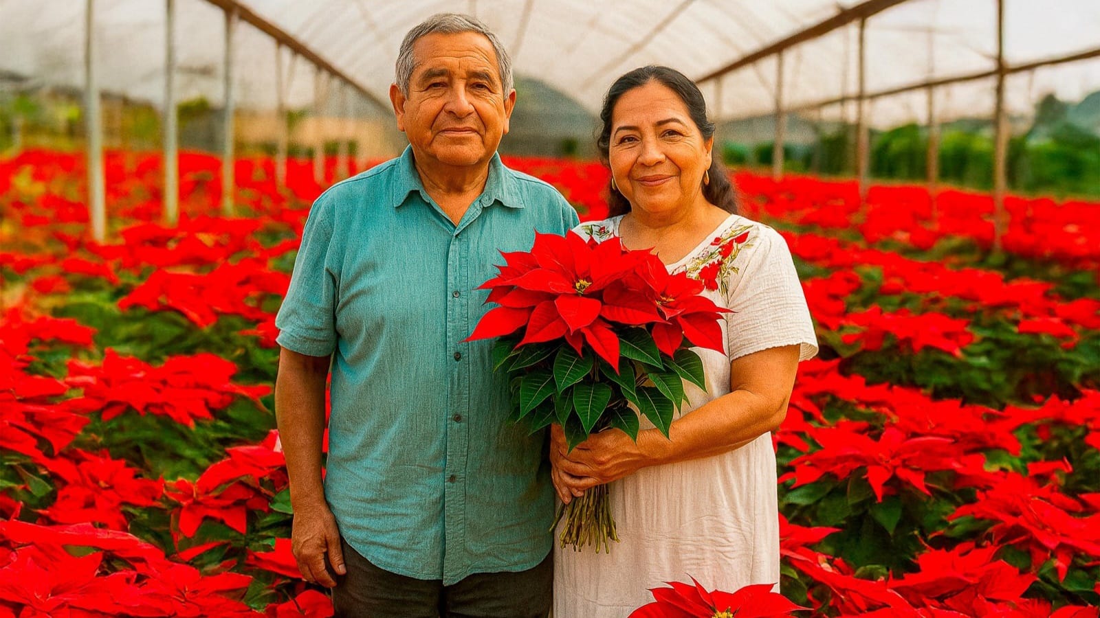 Inicia venta de flor de Nochebuena en Morelos