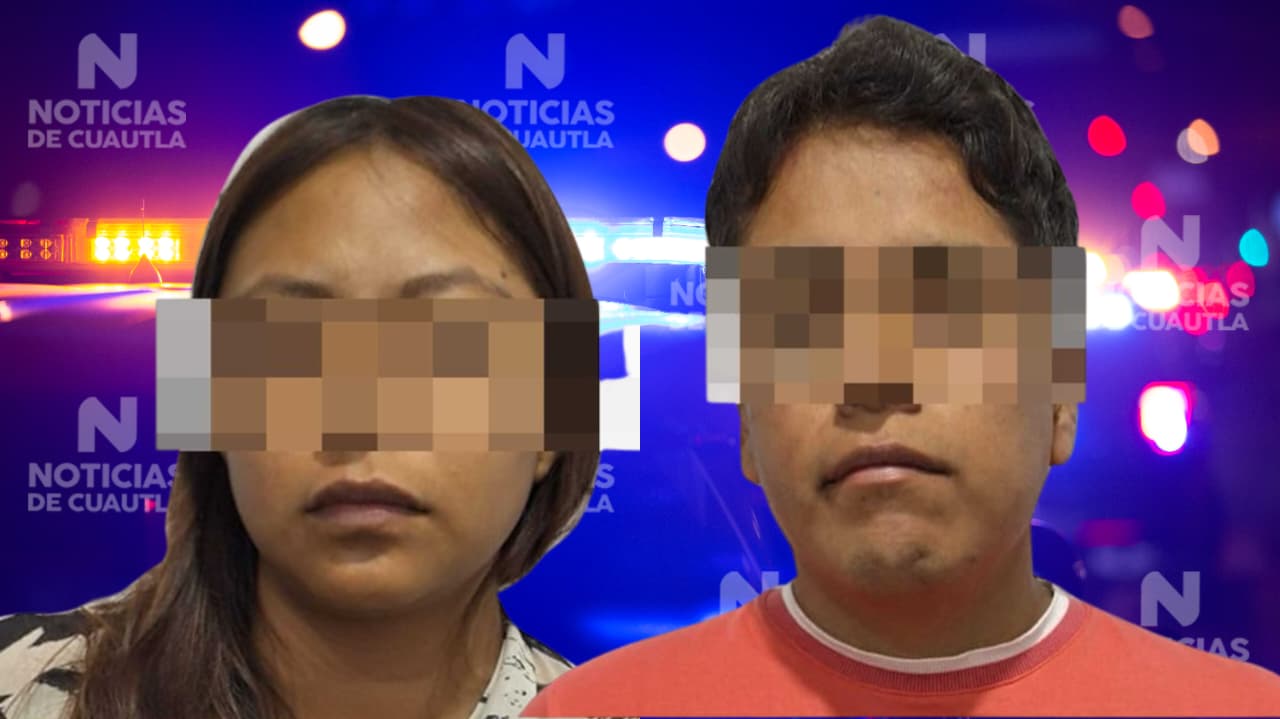 Detienen a pareja por presuntamente abusar sexualmente de una niña en Tepalcingo