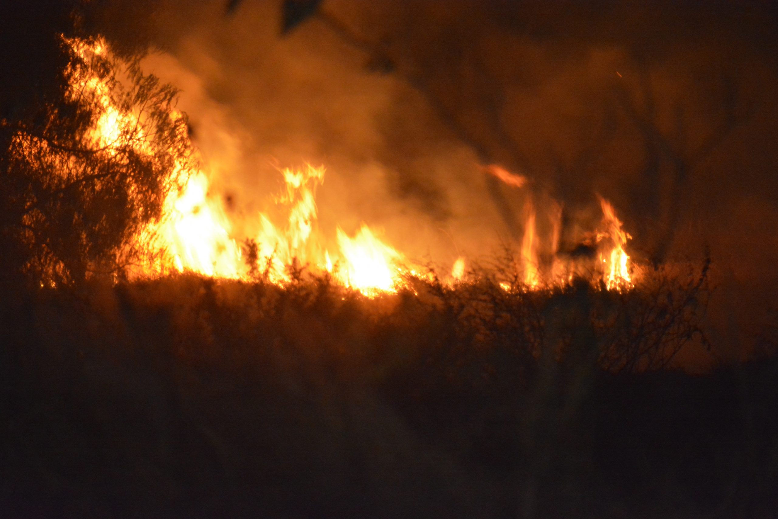 Atiende Protección Civil de Cuautla incendios de pastizal durante Nochebuena