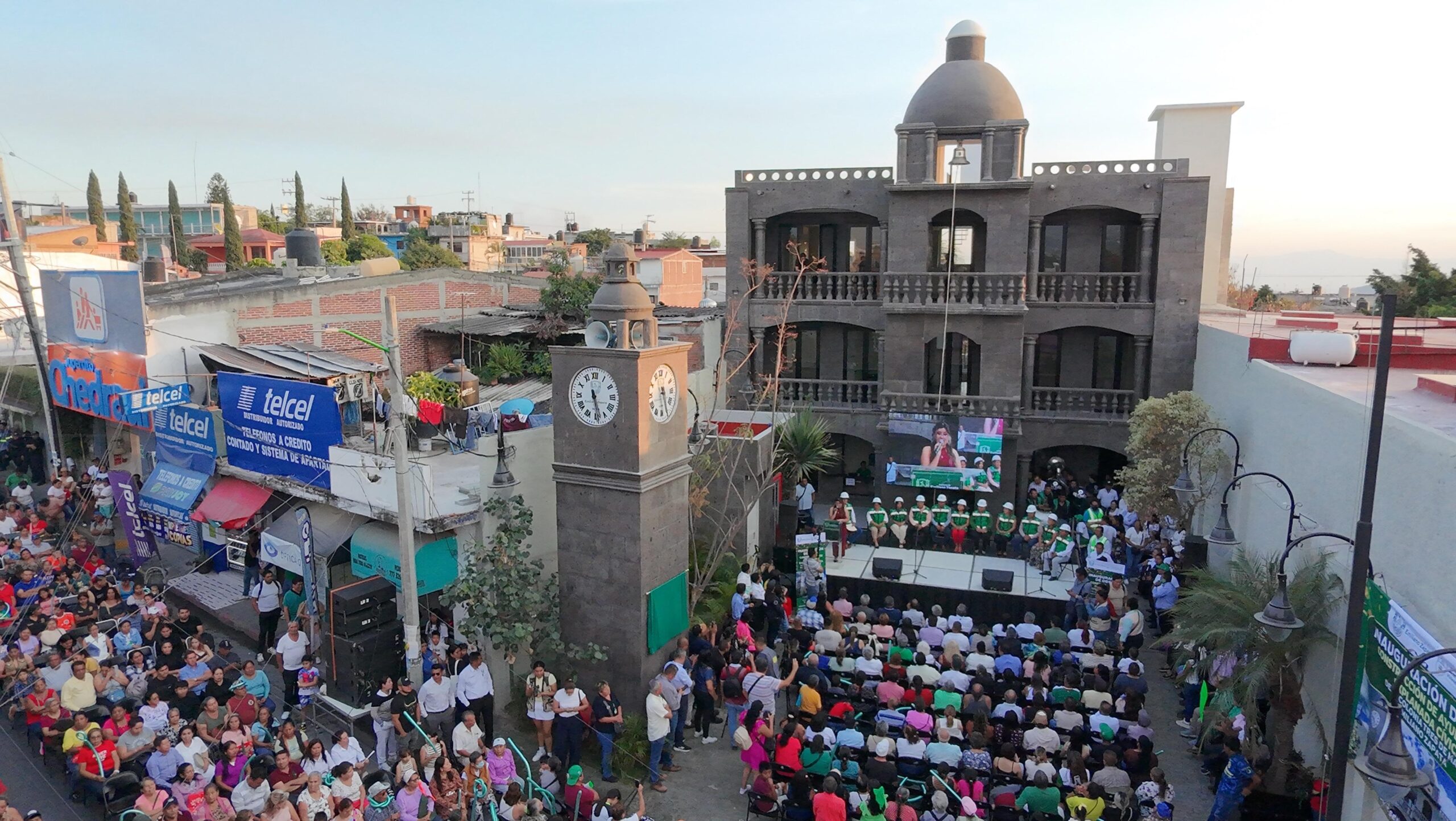 Inauguran nueva ayudantía de la Colonia 3 de Mayo en Emiliano Zapata
