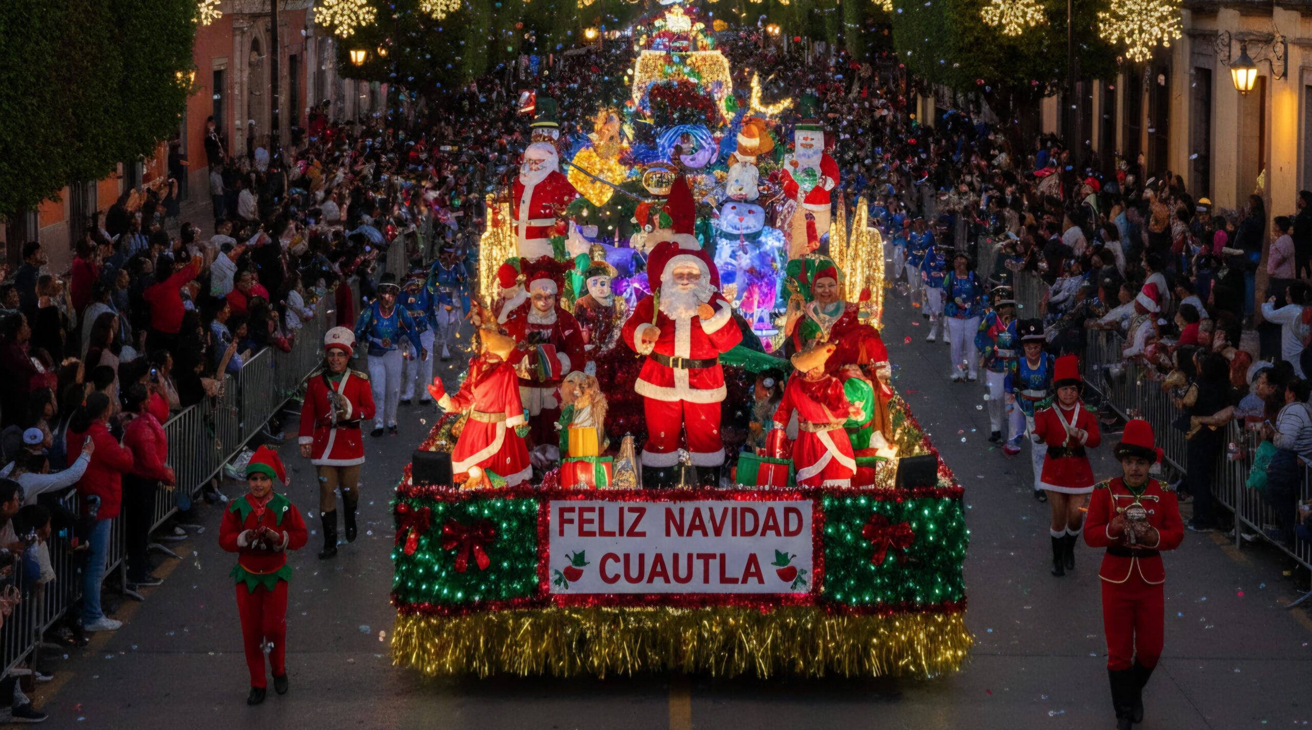 Todo listo para el Desfile Navideño Cuautla 2025