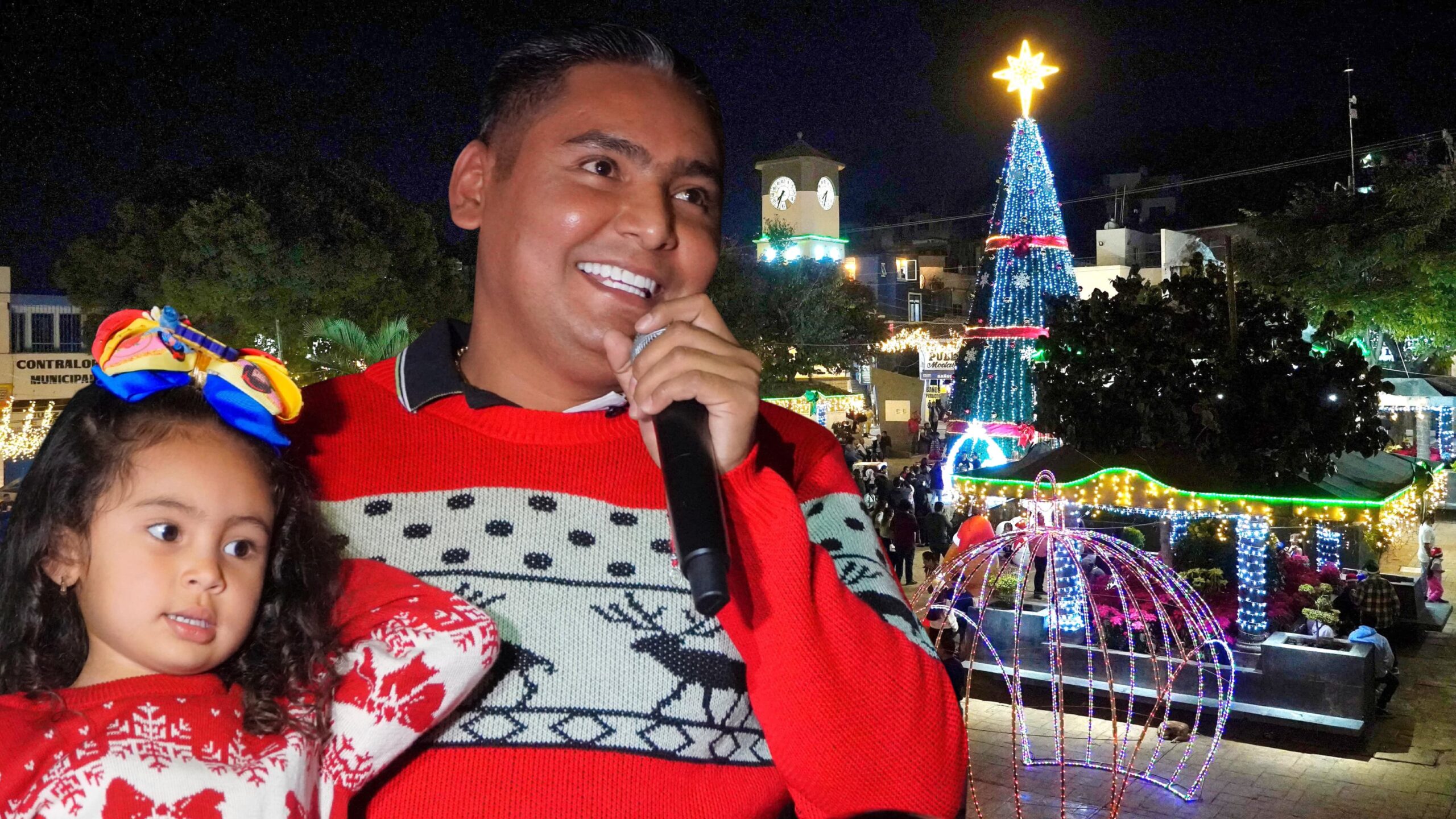 Inauguran en Emiliano Zapata la Villa Navideña Mágica