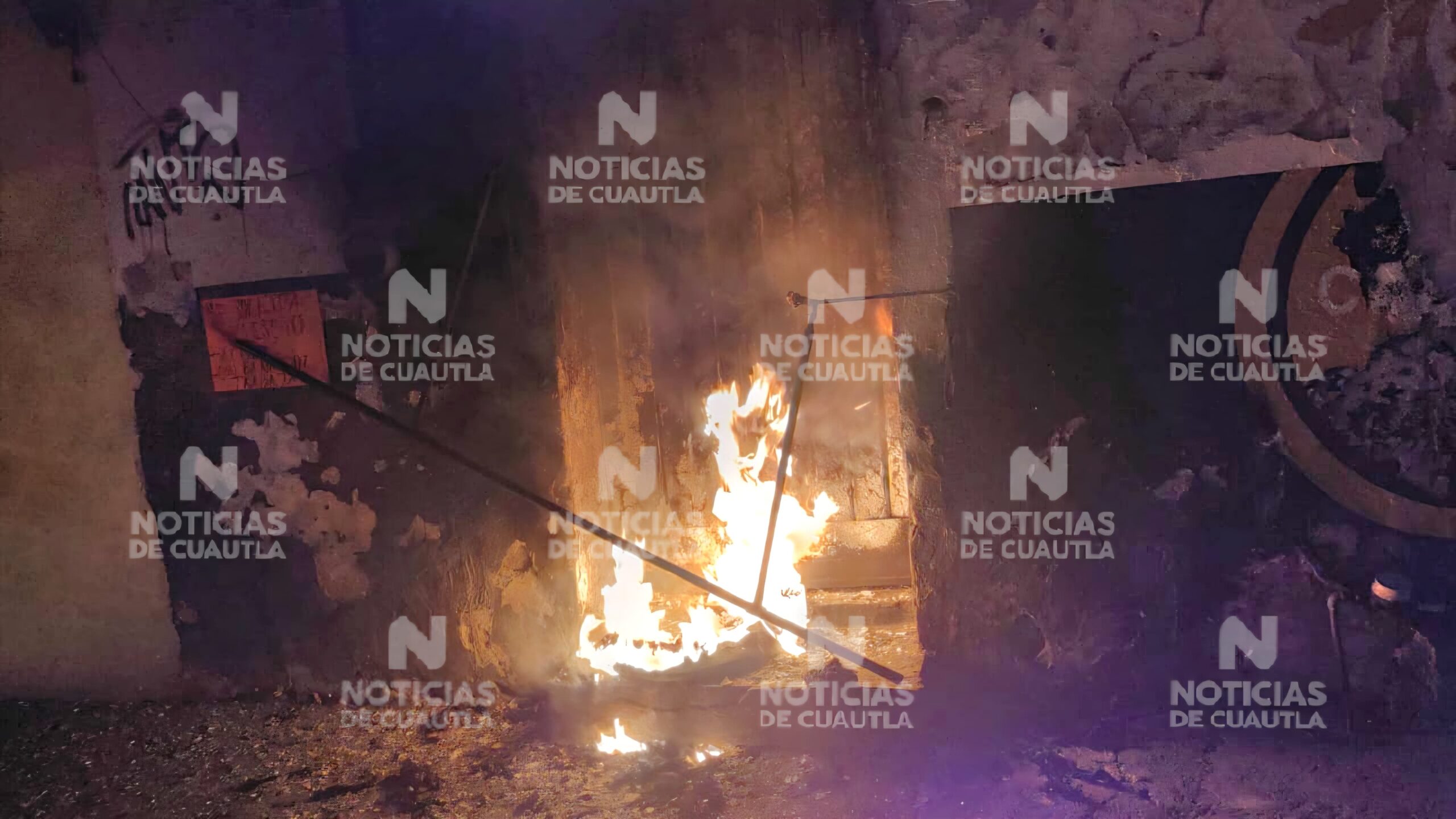 Le prenden fuego a la cantina «Las Campanas de Cristal» en el Centro de Cuautla