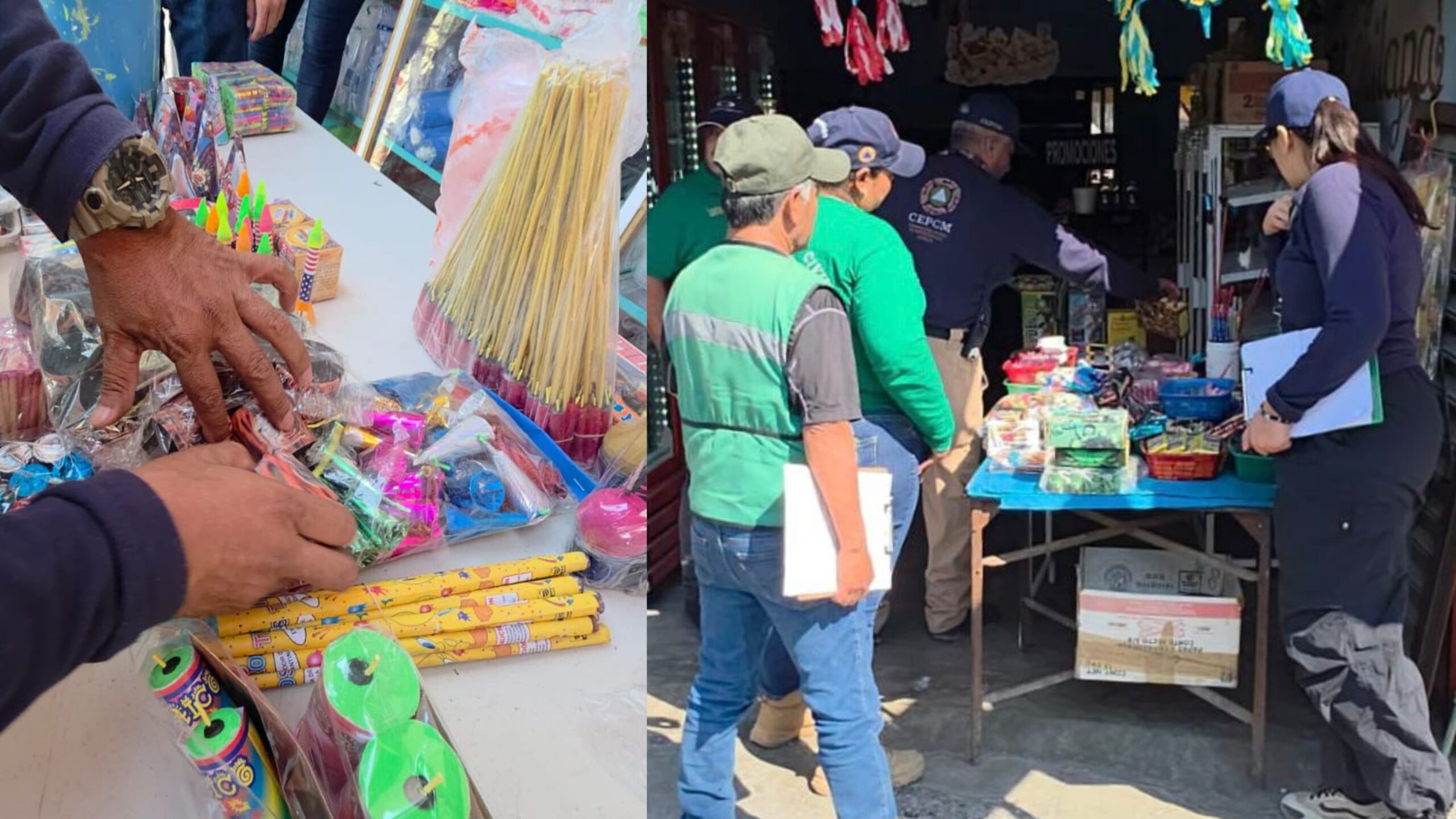 Implementan operativo en Emiliano Zapata contra la pirotecnia