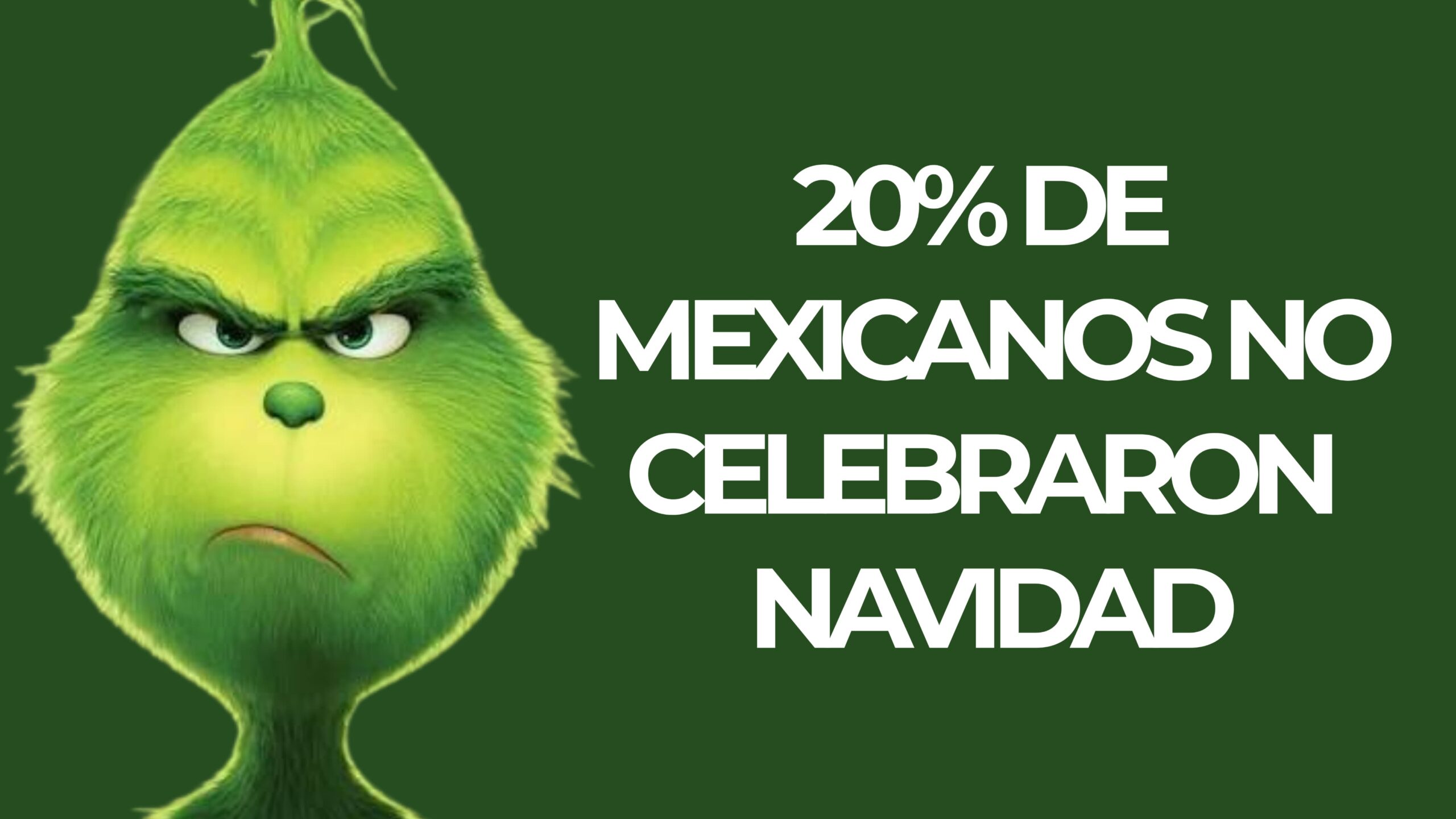 Casi el 20% de los mexicanos no celebró la Noche Buena
