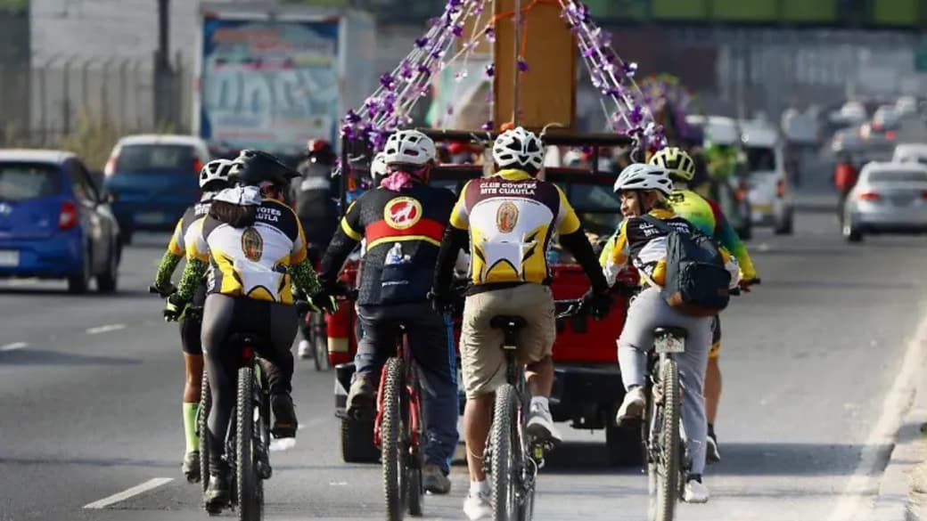Inicia peregrinación en bicicleta el Grupo Guadalupano de Cuautla rumbo a la Basílica