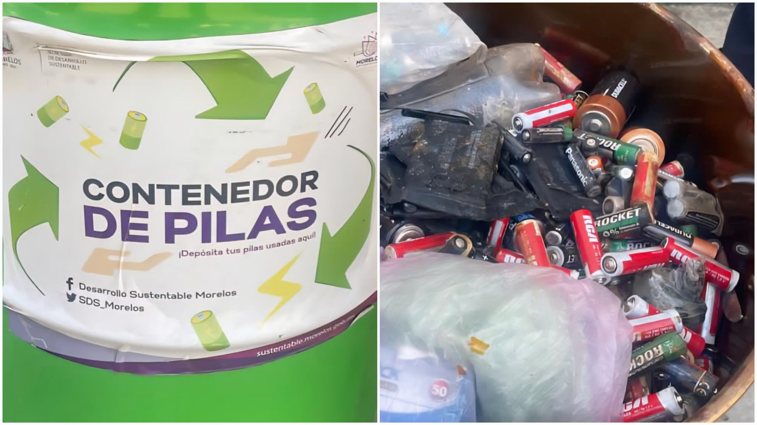 Cuautla impulsa campaña de recolección de baterías usadas