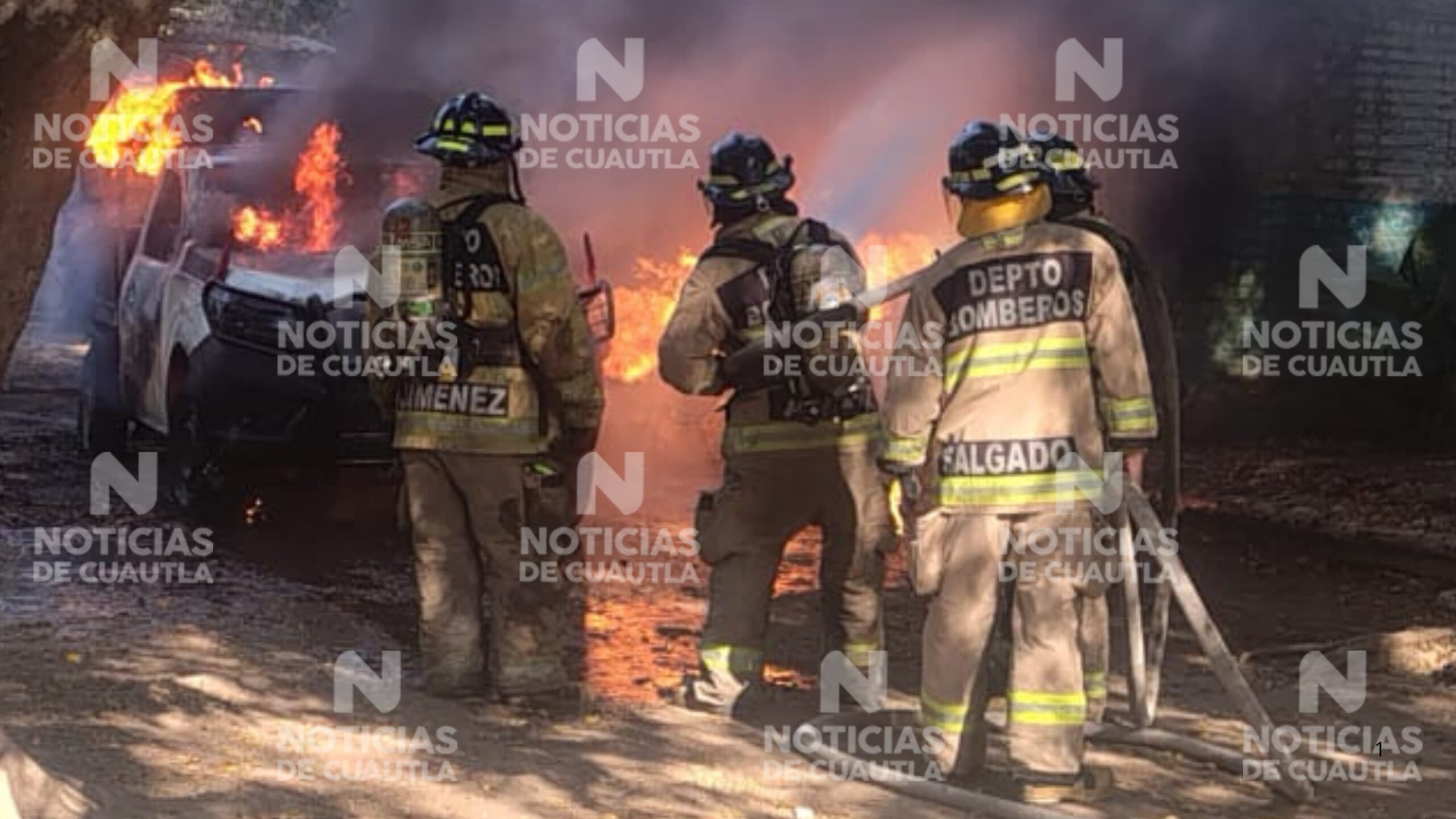 Deja explosión e incendio de tanques de gas 1 herido en Cuautla
