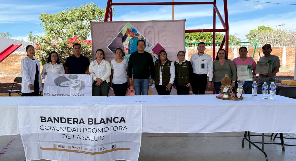 San Antonio la Esperanza recibe certificación como Comunidad Promotora de la Salud