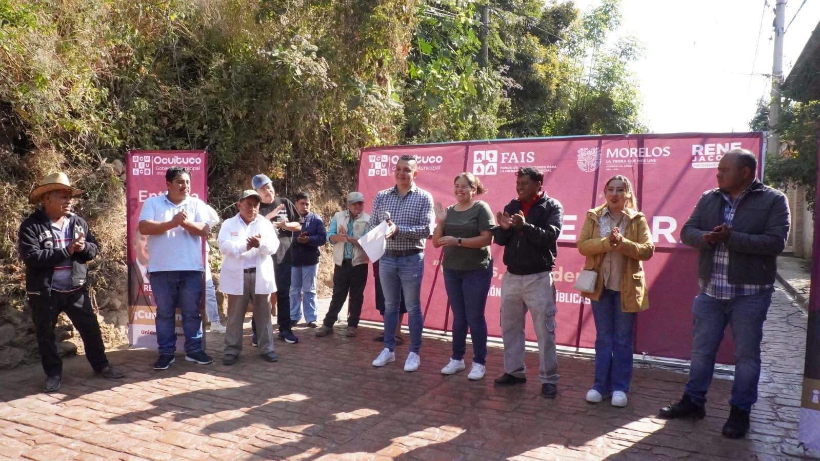 Inaugura René Jacobo primera etapa de rehabilitación de la calle Mariano Matamoros