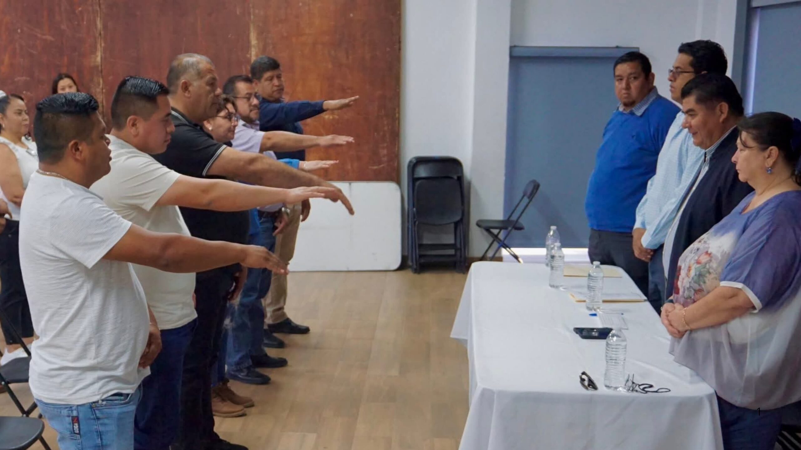 Rinden protesta integrantes del Consejo Promotor de la Cecina en Yecapixtla