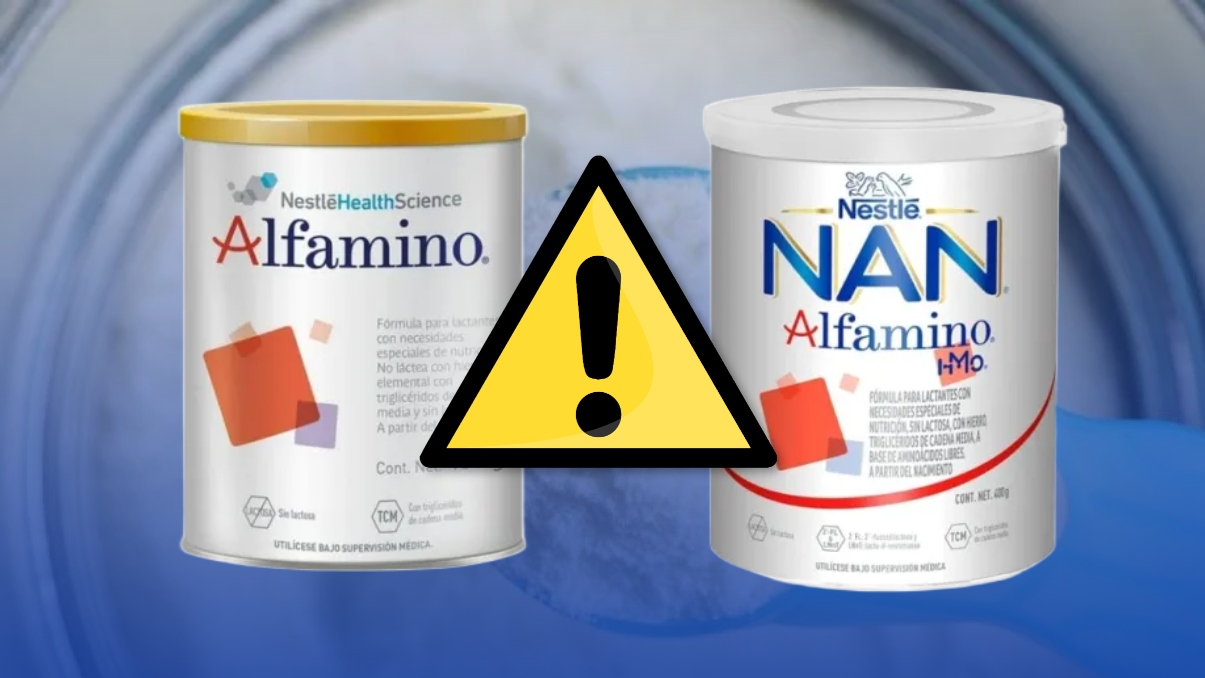 Retiran del mercado fórmulas infantiles NAN y ALFAMINO por posible riesgo sanitario