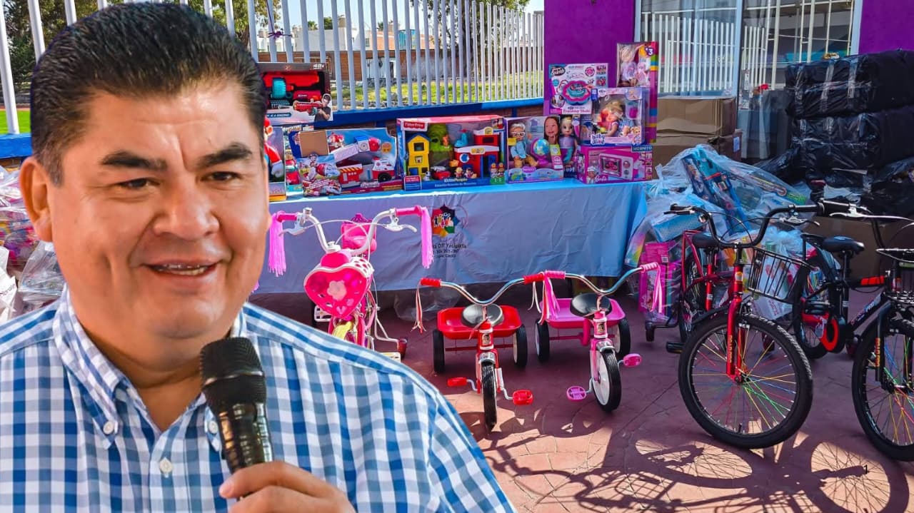 Alcalde de Yecapixtla encabeza entrega de juguetes por Día de Reyes