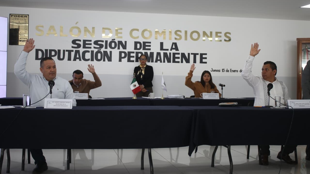 Diputación Permanente celebra primera sesión y avala reformas constitucionales