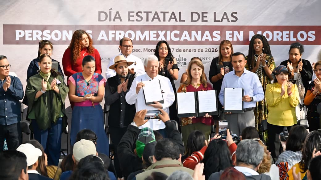 Gobierno de Morelos firma el Decálogo Antirracista Afromorelense