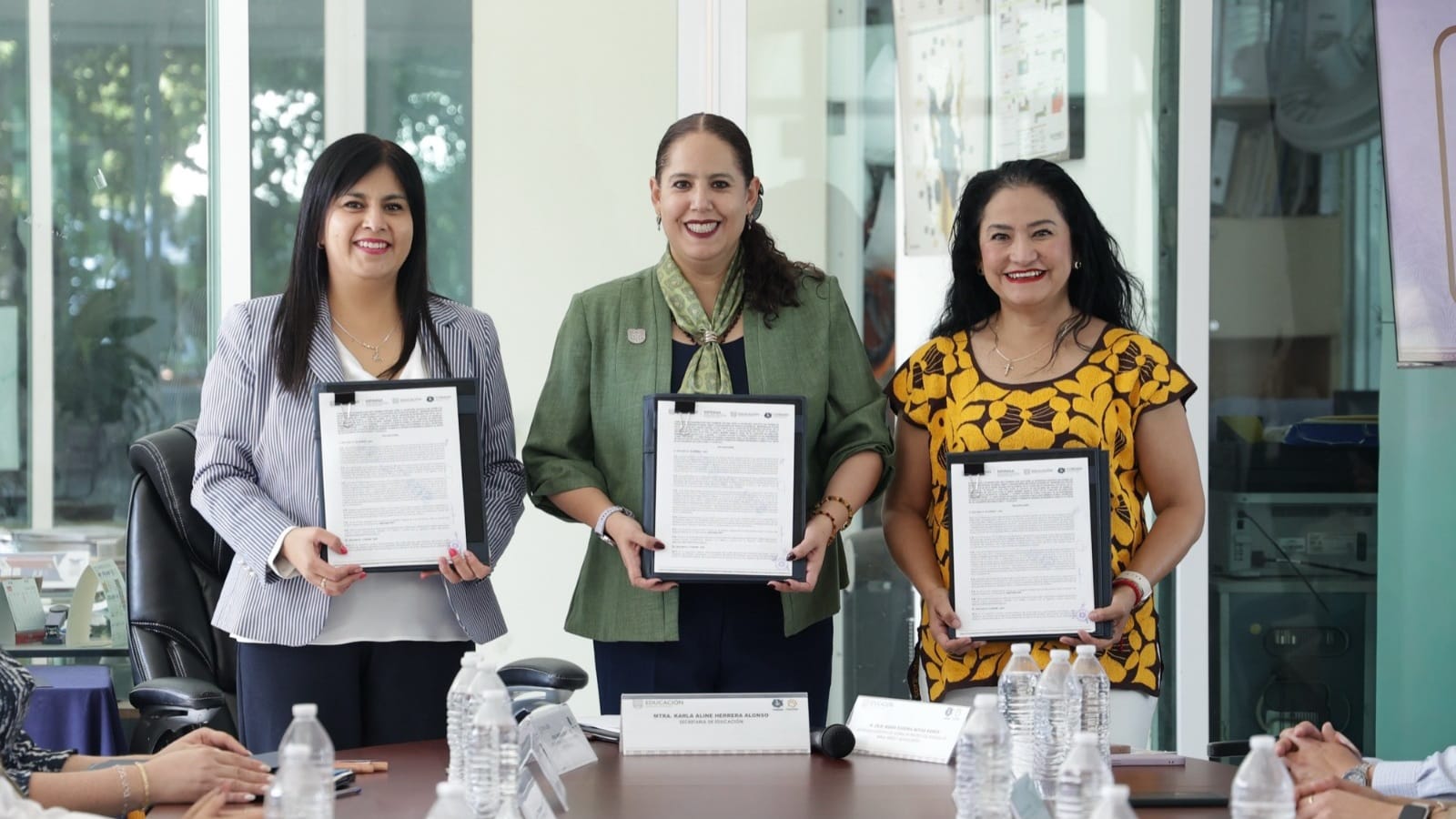 Acuerdan COBAEM y SIPINNA acciones por entornos educativos seguros