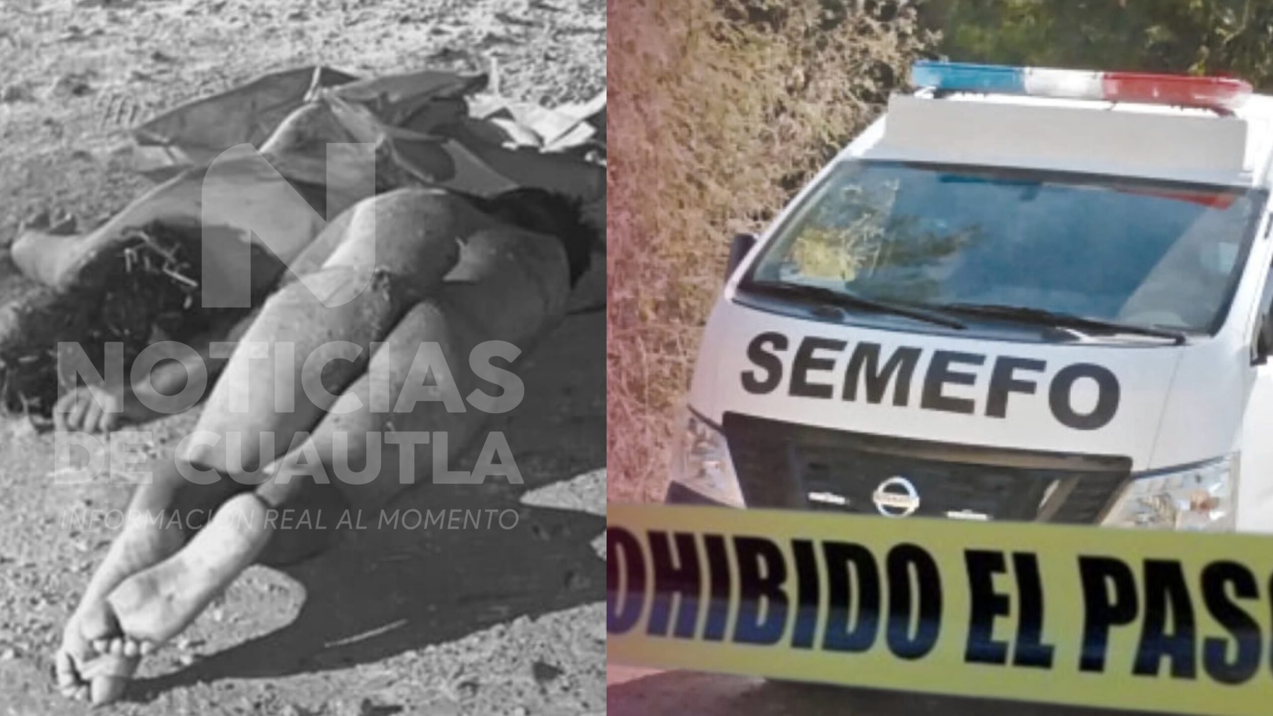 Localizan los cuerpos de un hombre y una mujer en la entrada de Tetelilla en Jonacatepec