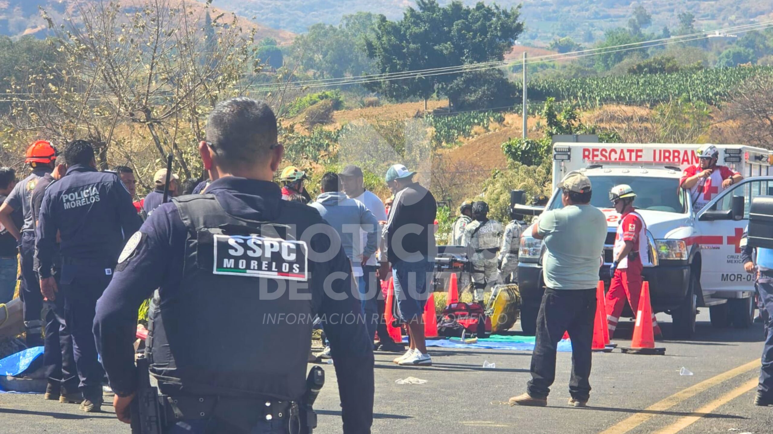 Terrible accidente en la Xochimilco-Oaxtepec deja 8 muertos y 35 heridos