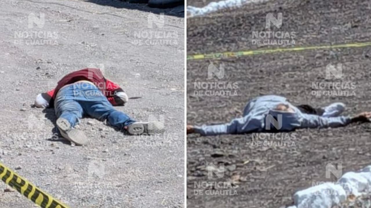 Hallan a dos hombres sin vida tras reporte de balacera en Jantetelco