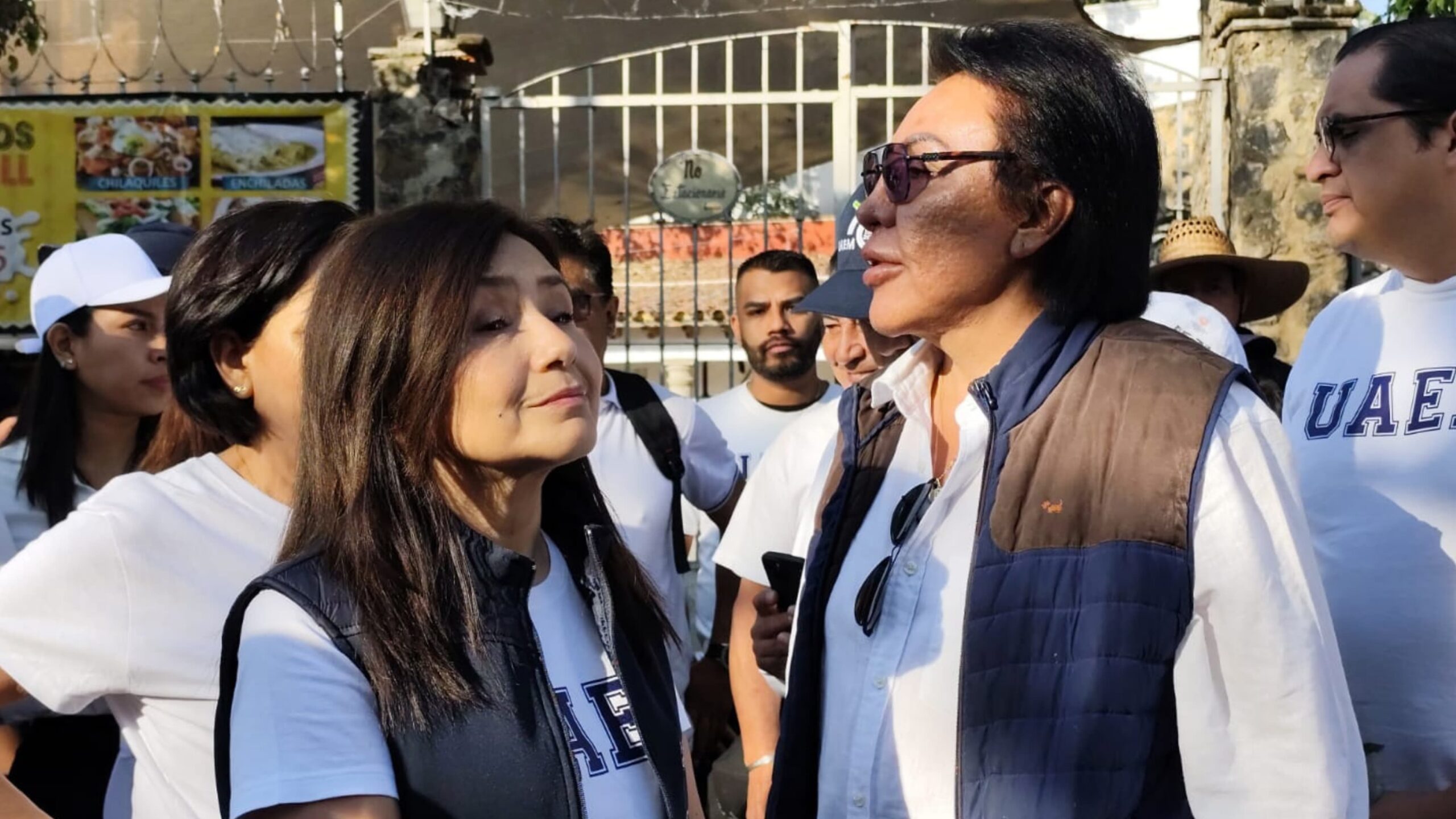 Rectora de la UAEM obliga a personal a marchar por desaparición de Kimberly