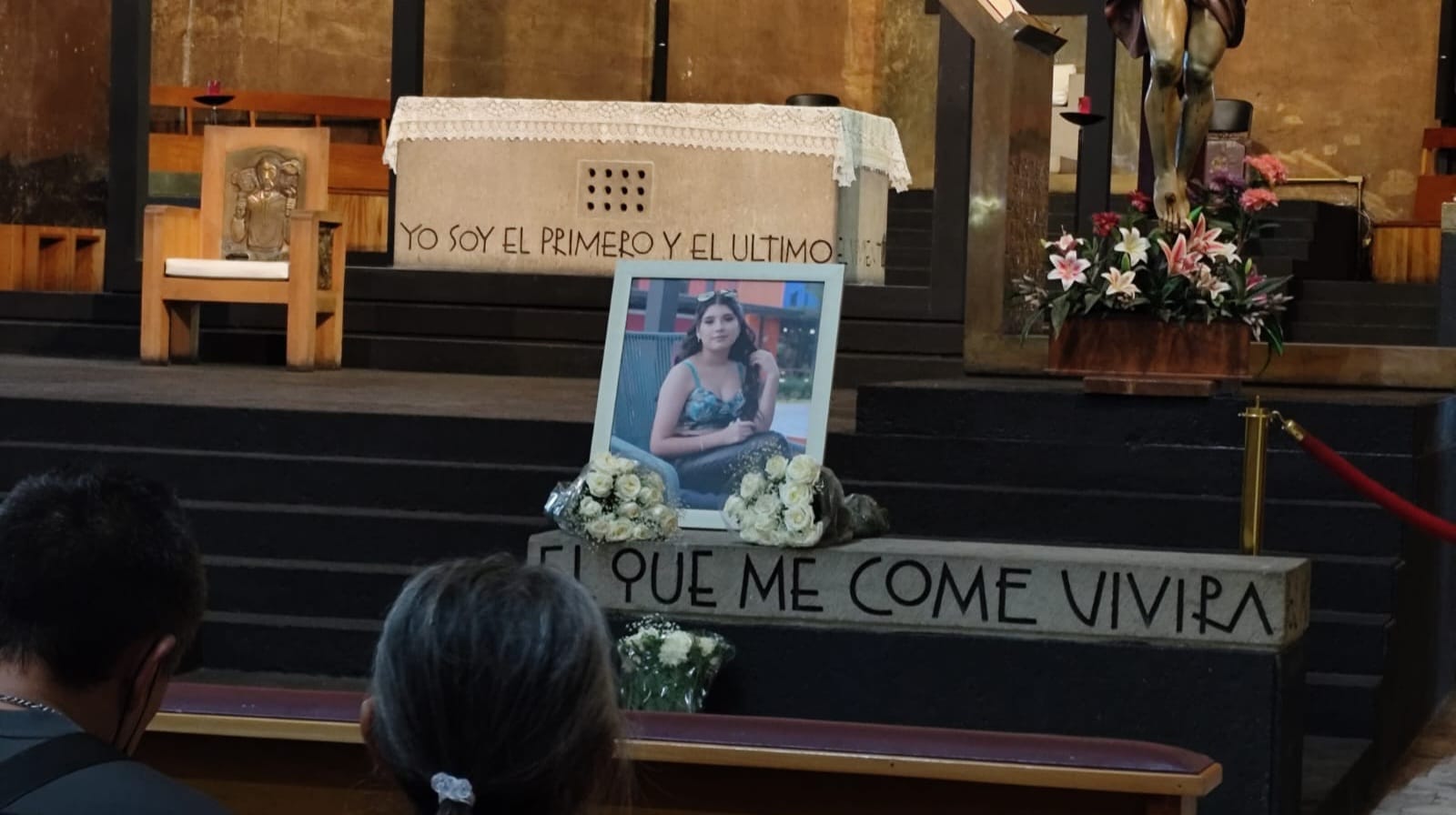 Con misa, despiden a Kimberly, víctima de feminicidio