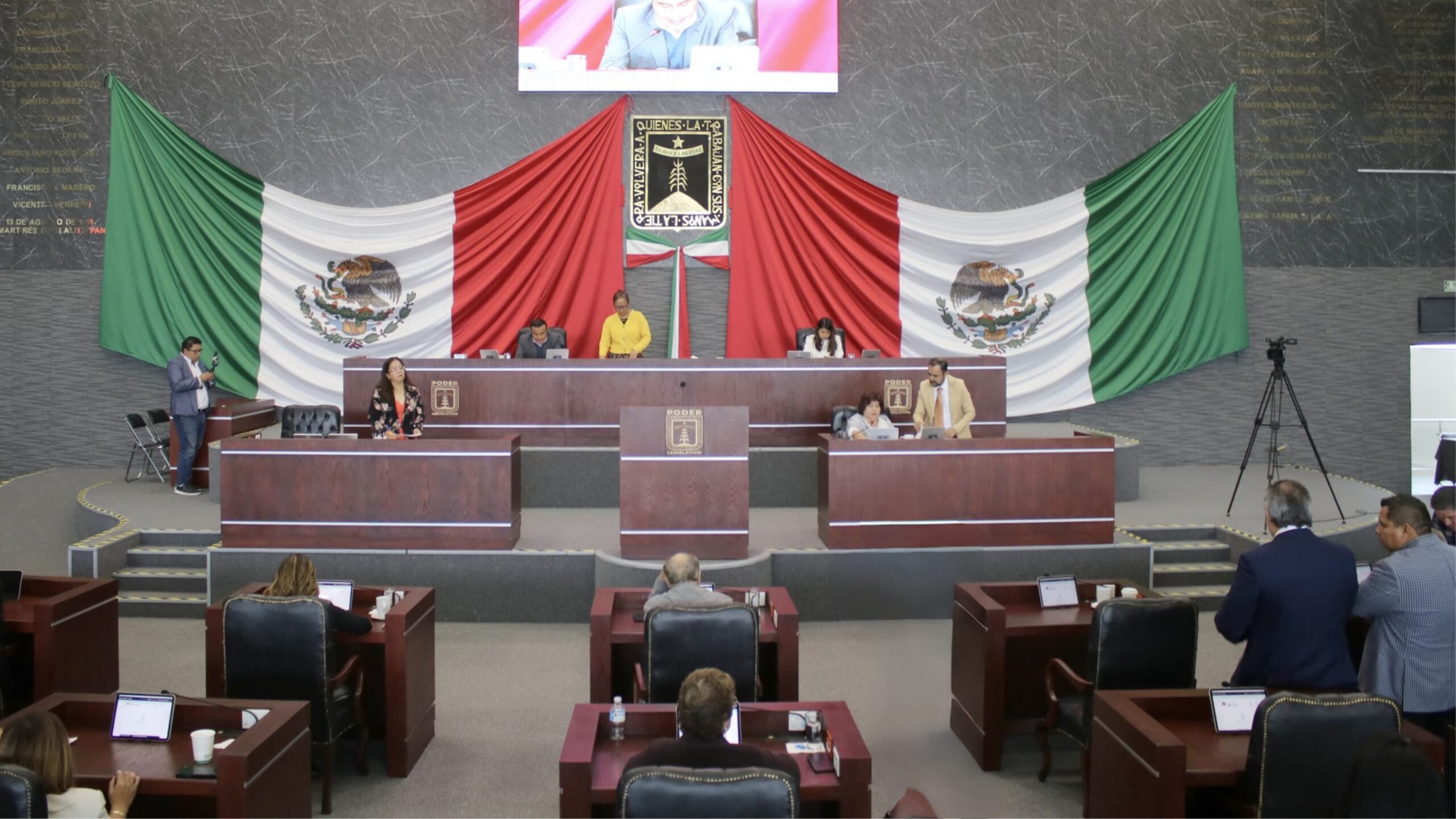 Listas comparecencias de secretarios del Ejecutivo ante el Congreso de Morelos