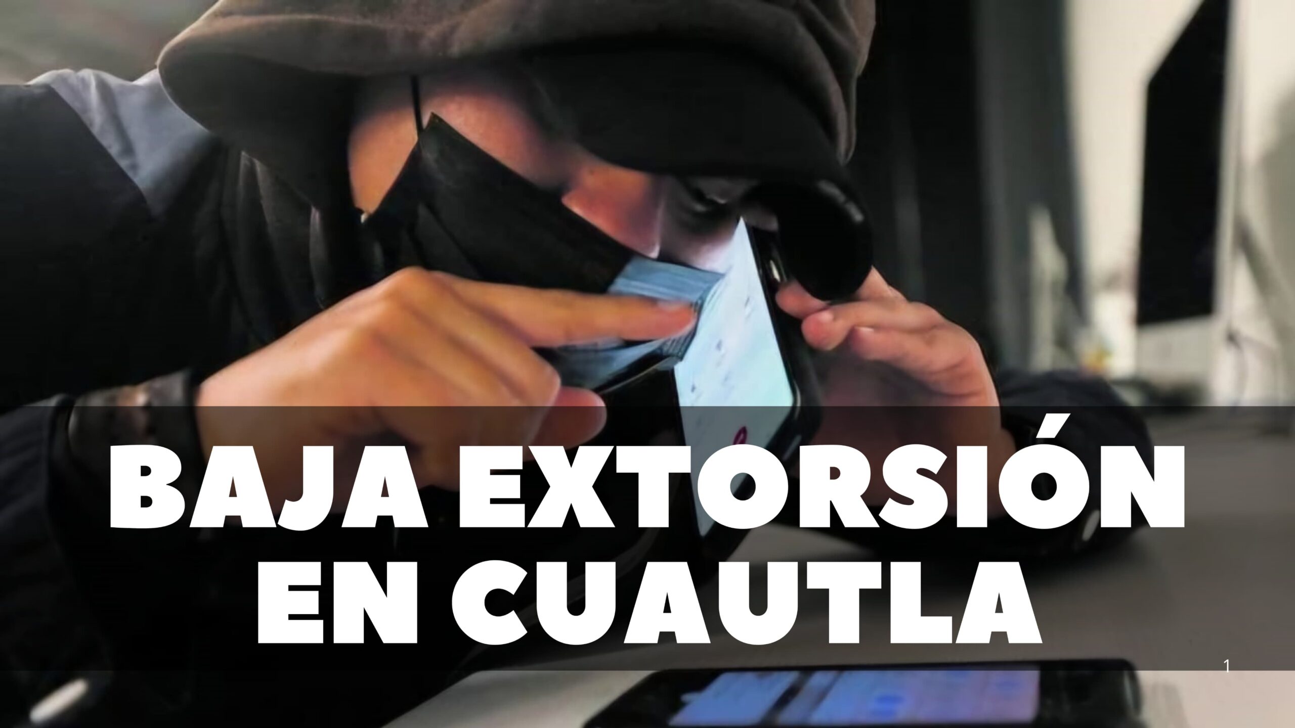 Disminuyen casos de extorsión en Cuautla