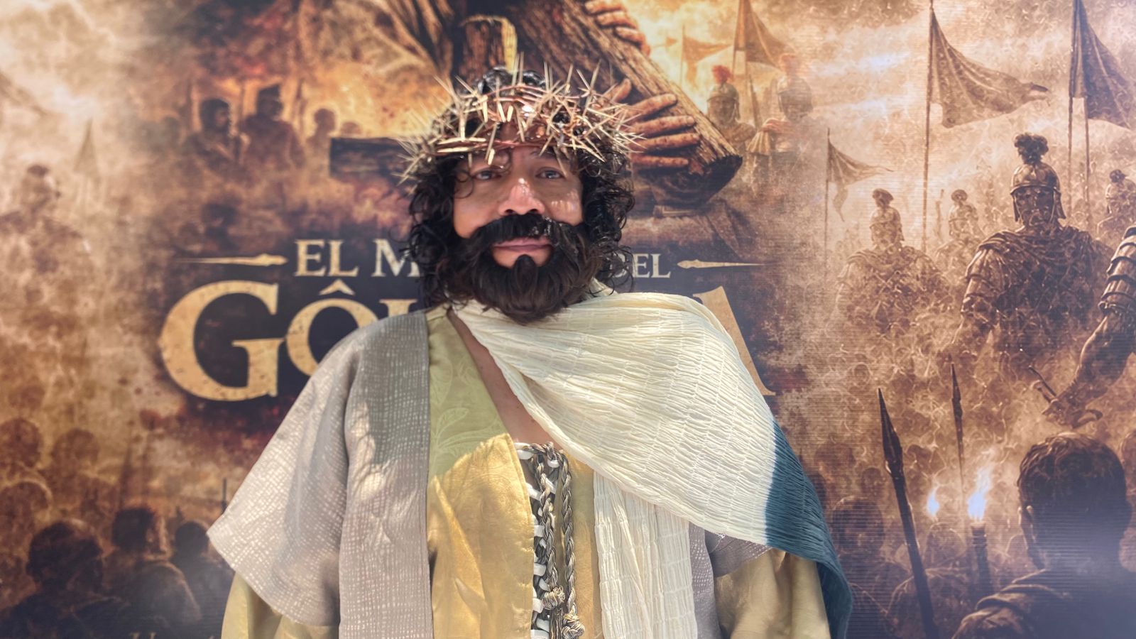 Por tercer año consecutivo, Alejandro Alvear se prepara para encarnar a Jesús en Ayala
