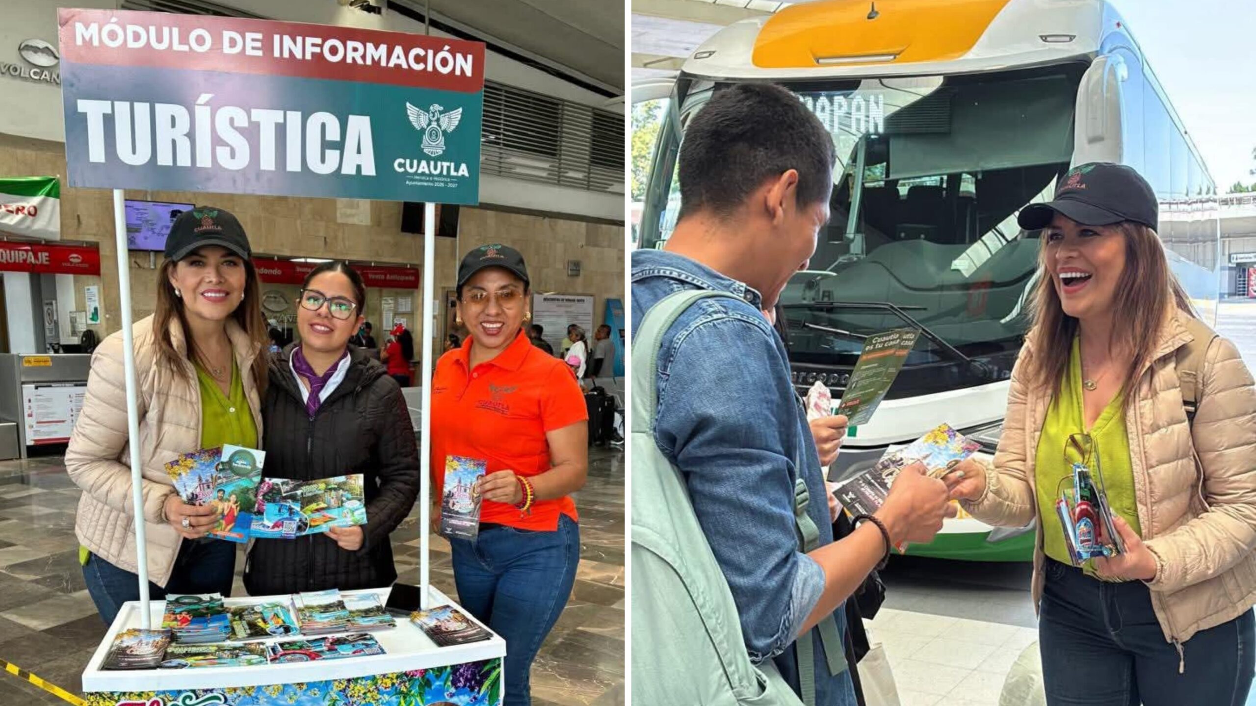 Promocionan a Cuautla en terminal de autobuses en la Ciudad de México