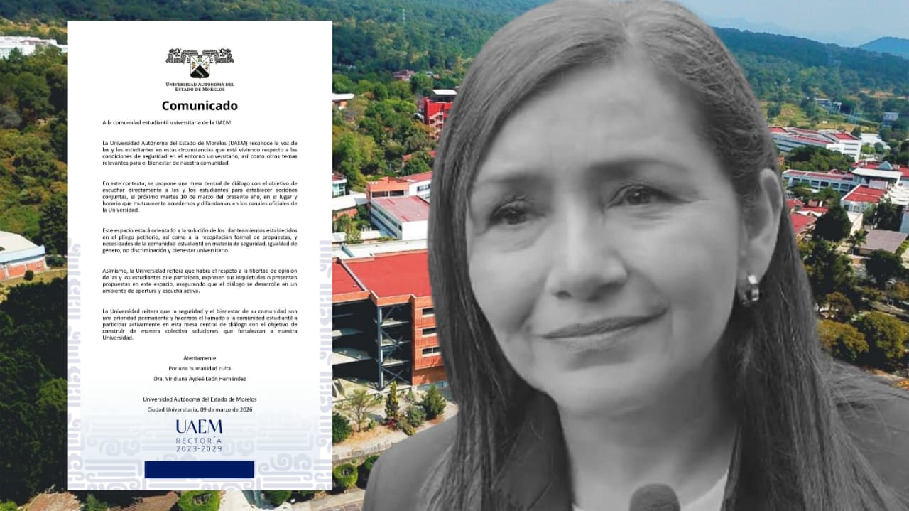 Rectora de la UAEM convoca a mesa de diálogo a estudiantes