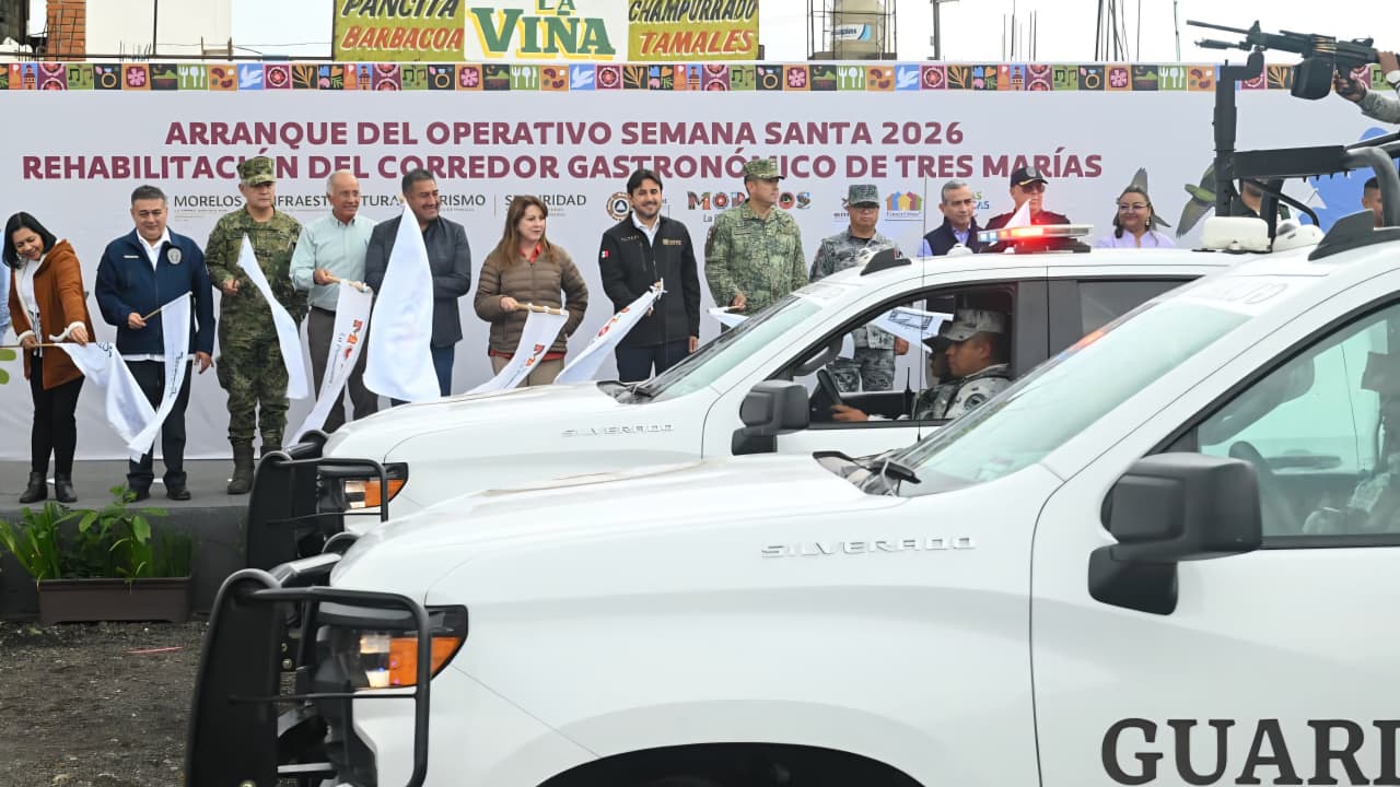 Arranca operativo de seguridad por Semana Santa 2026 en Morelos