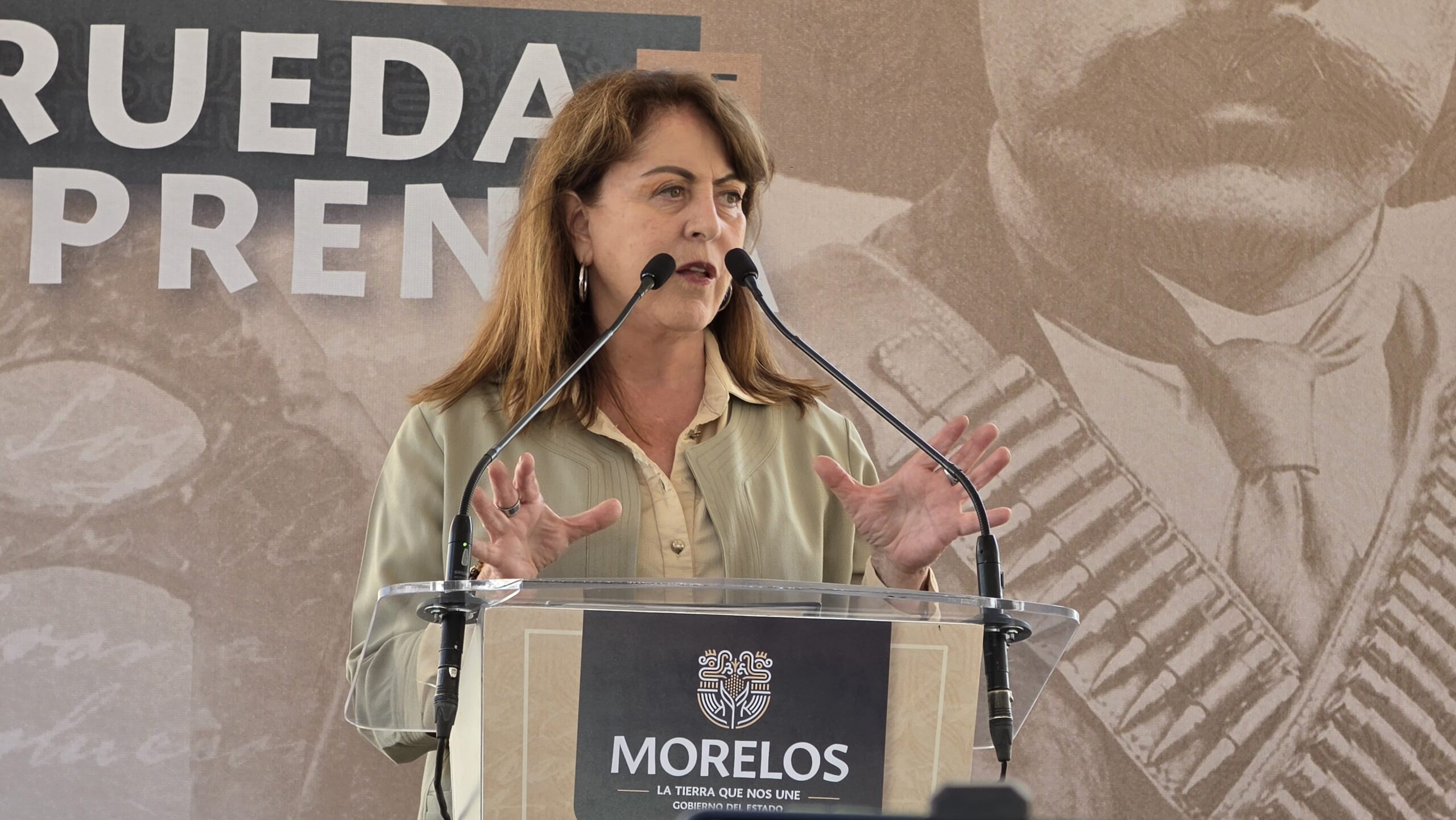 Gobernadora asegura que en Morelos hay gobernabilidad