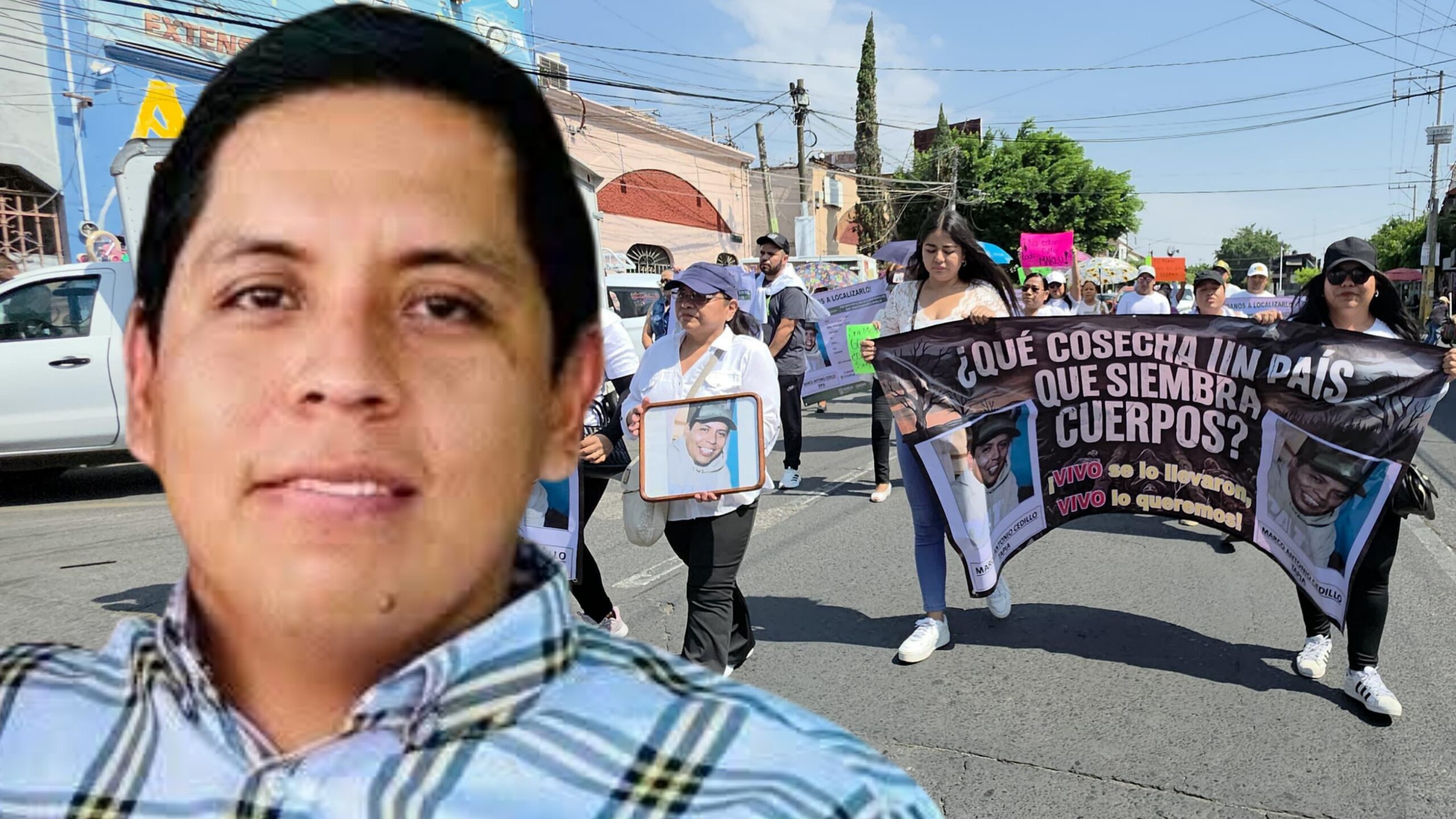 Familiares marchan para exigir avances en búsqueda de joven desaparecido