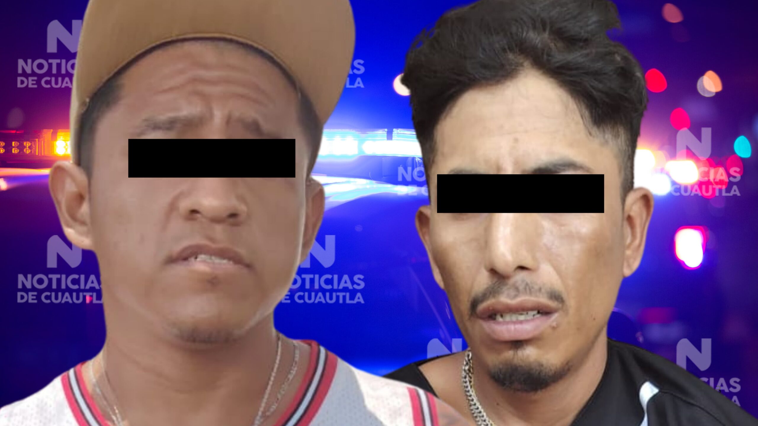 Detienen en Cuautla a dos presuntos cobradores de piso