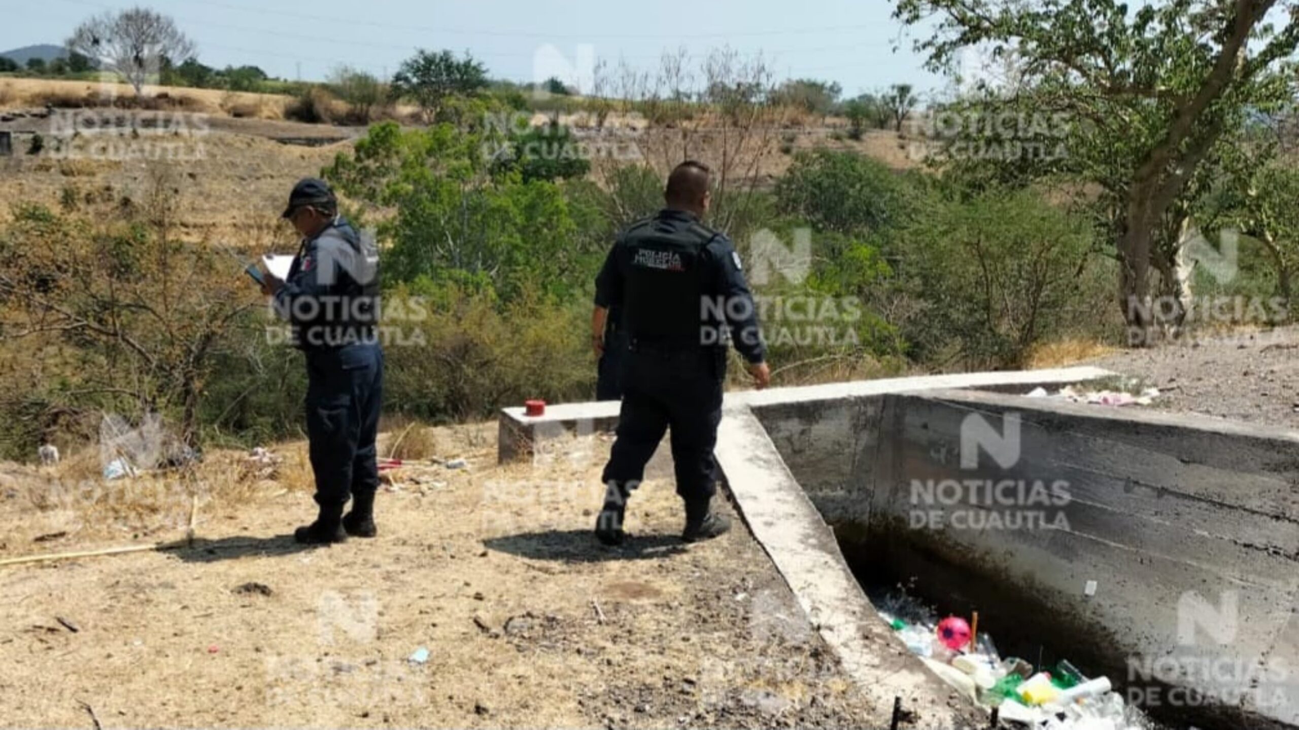 Hallan otro cuerpo maniatado en canal de Tenango en Cuautla