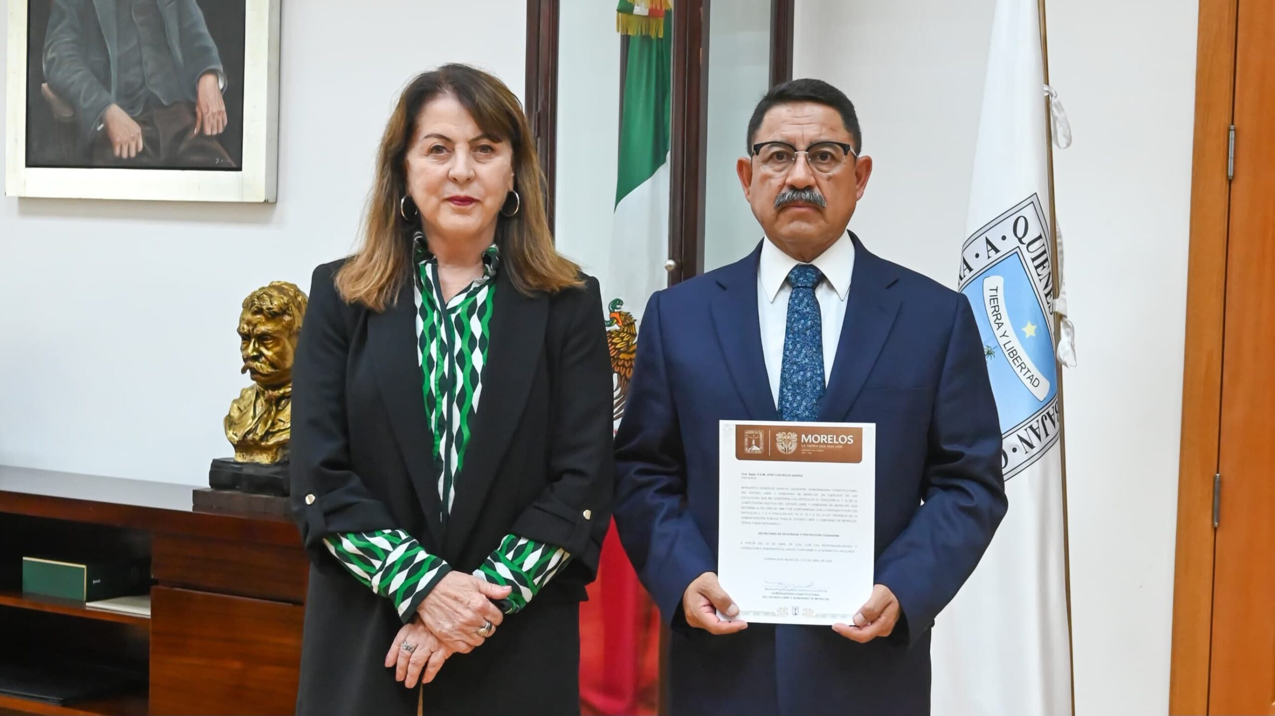 Designa Gobernadora a José Luís Bucio como nuevo Secretario de Seguridad