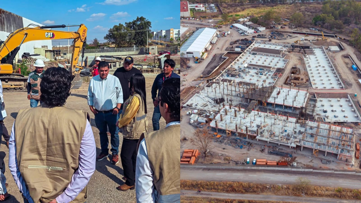 Supervisa Heladio Rafael avances del nuevo hospital del IMSS en yecapixtla