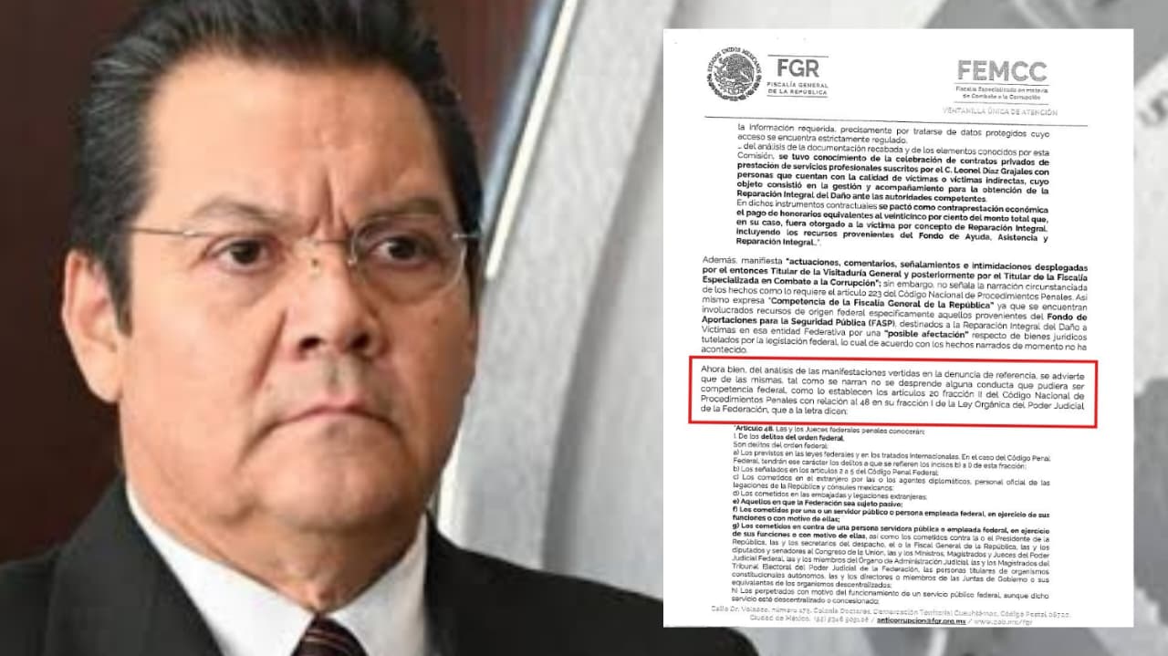 FGR descarta denuncia contra el Fiscal Anticorrupción de Morelos