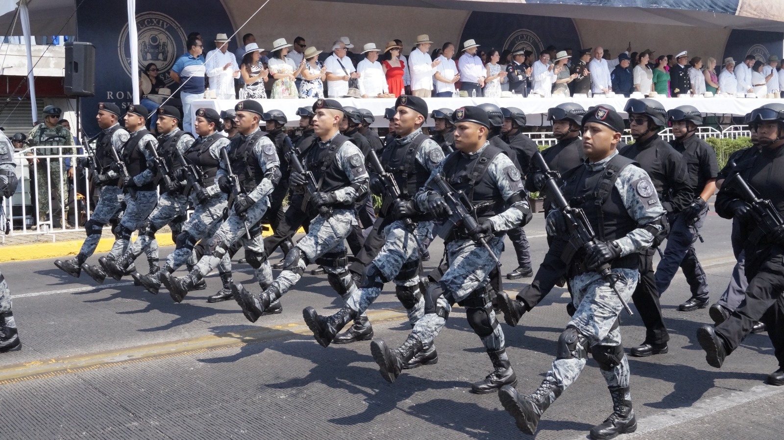 Coordinación de fuerzas fortalece seguridad durante desfile en Cuautla