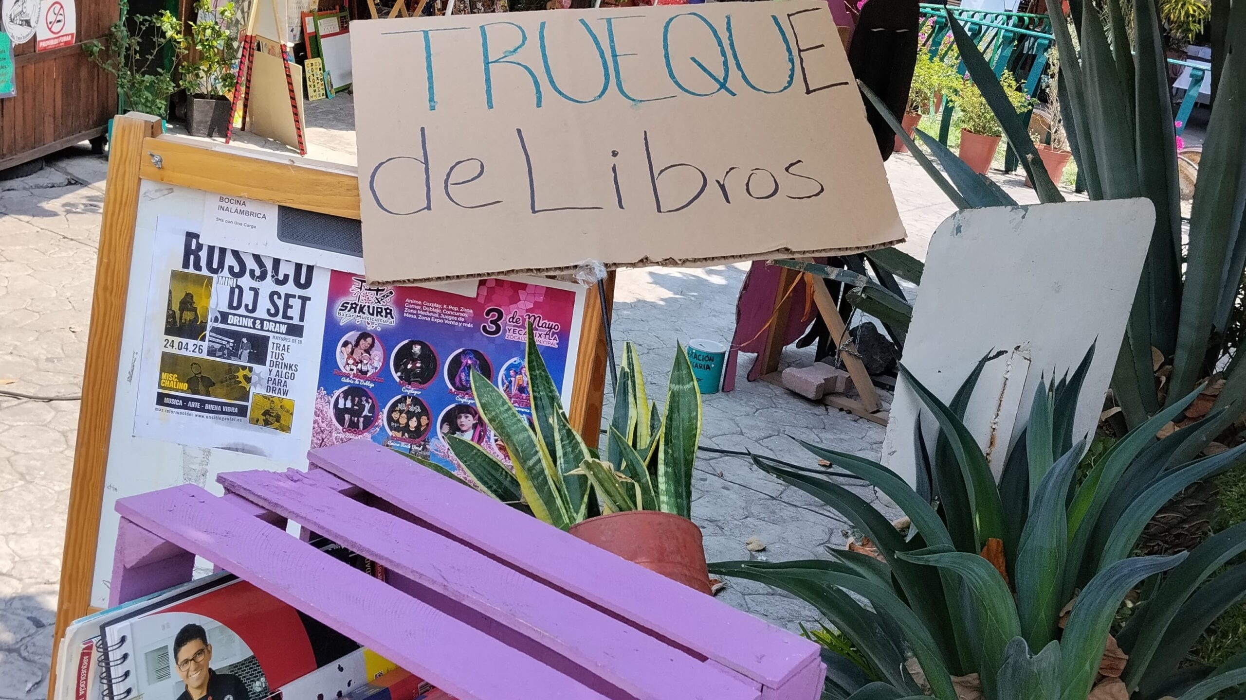 Impulsan trueque de libros en la antigua estación del ferrocarril de cuautla