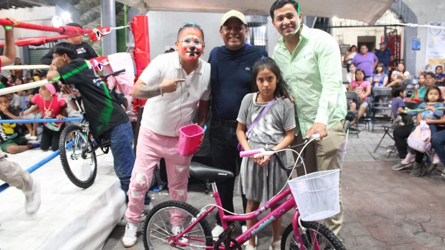 Cuatro días de alegría para la niñez: Jonacatepec celebró en grande el Día del Niño