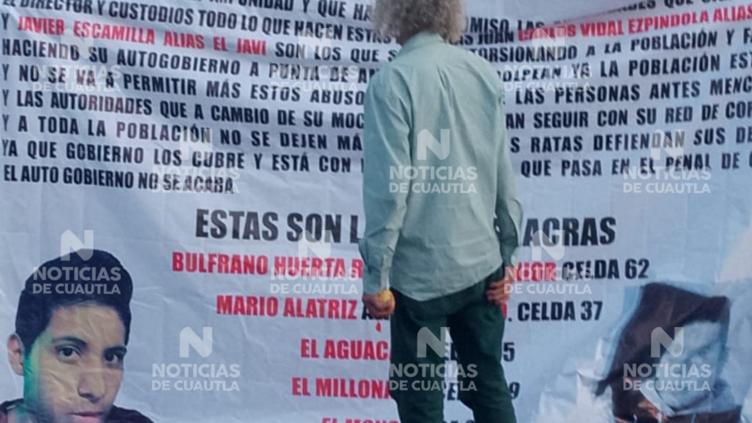Dejan «narcolona» en las instalaciones del rastro en Cuautla