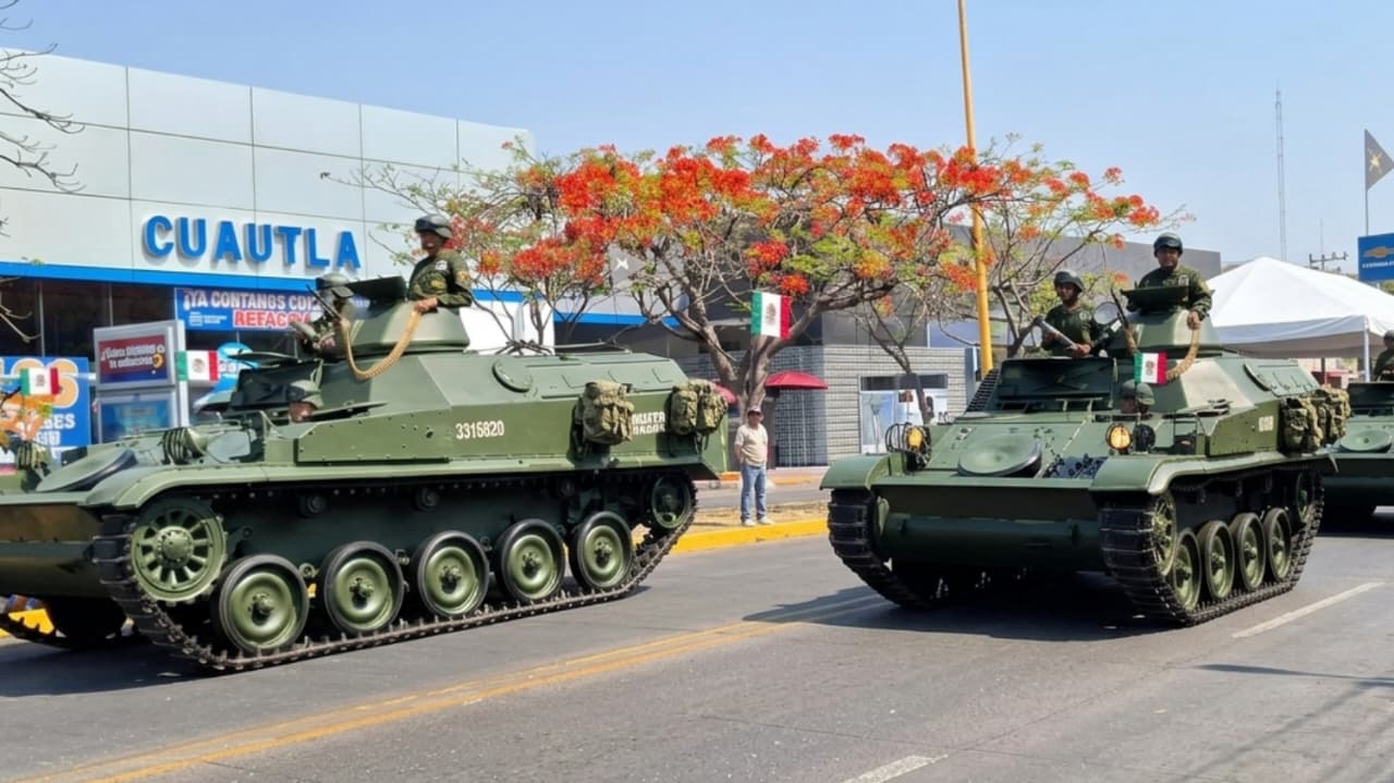 Vacio lució el desfile del 214 aniversario del Rompimiento del Sitio de Cuautla
