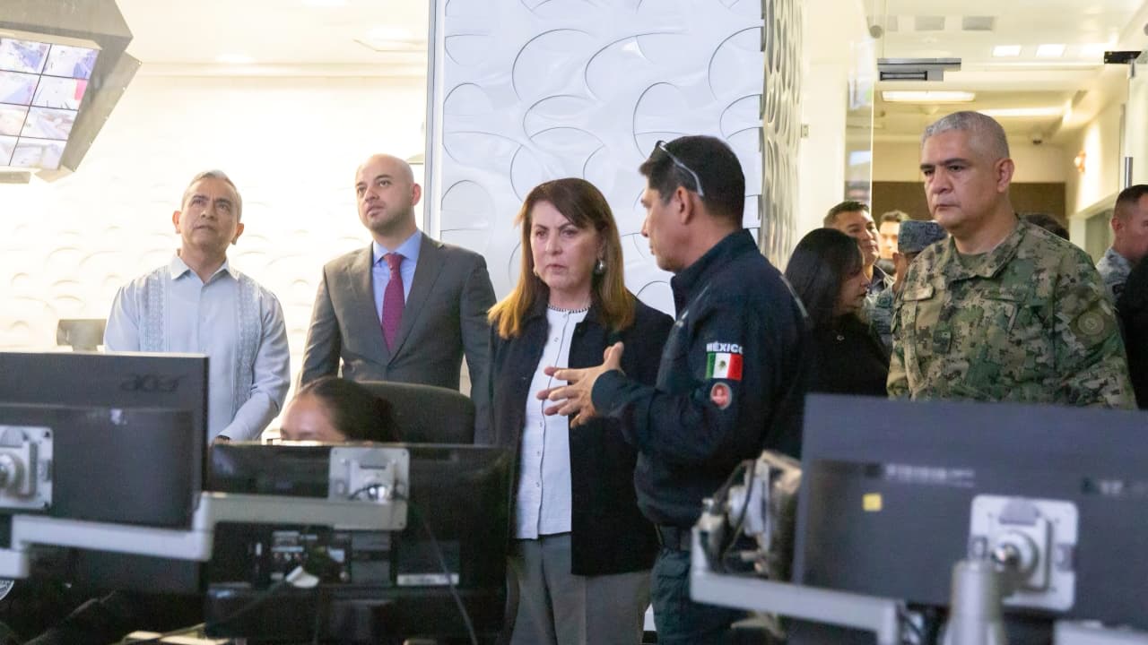 Supervisa Gobernadora de Morelos avances en el C5 para fortalecer la seguridad