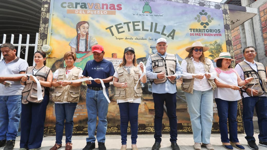 Margarita González acerca servicios gratuitos y atención directa a Tetelilla