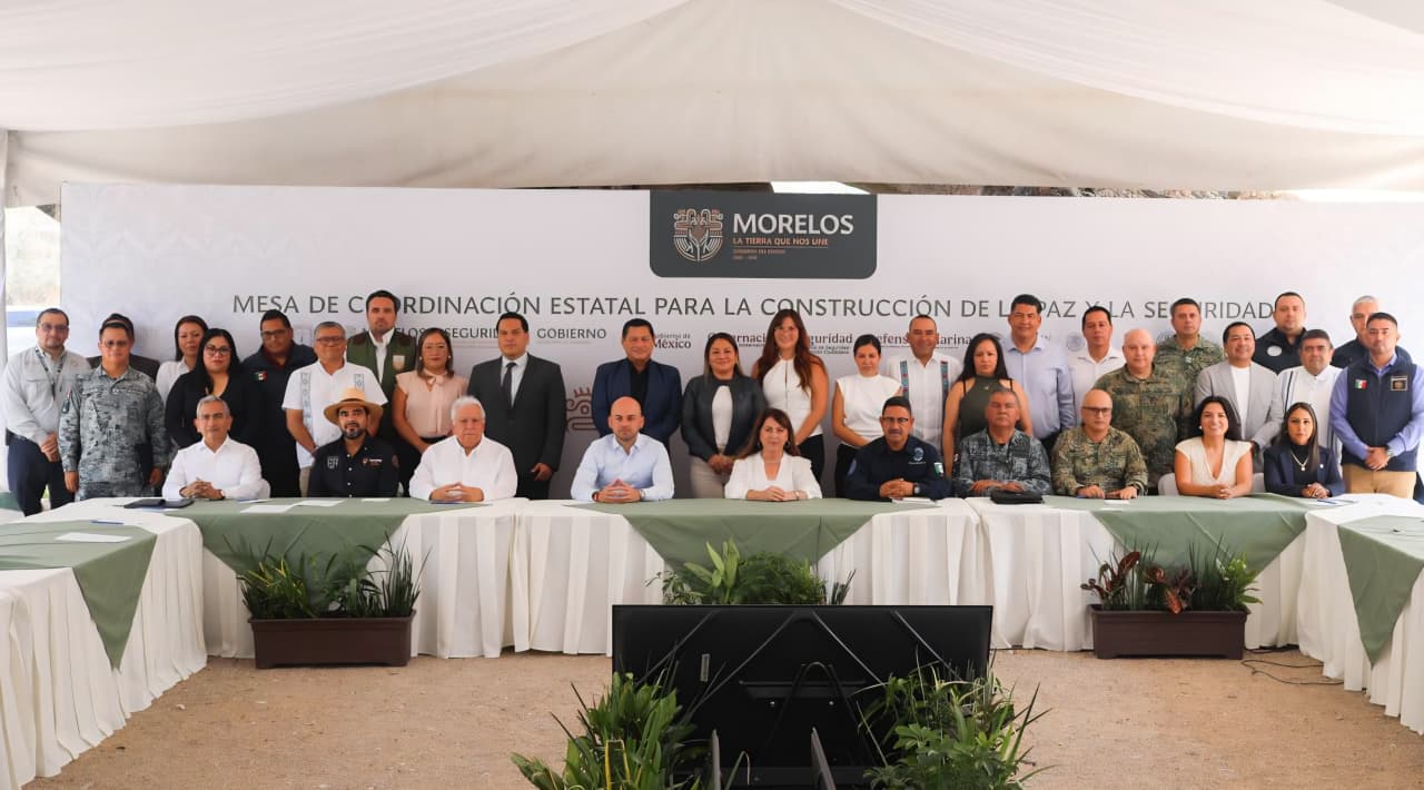 Encabeza Gobernadora mesa estatal de seguridad en Yautepec