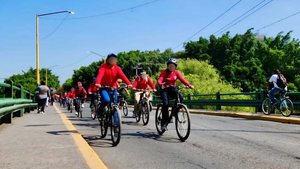 Impulsan deporte y prevención social con rodada ciclista familiar en Cuautla