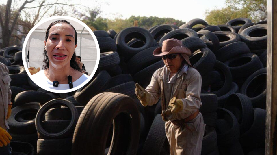 Reconocen a Cuautla por reciclar 95 toneladas de neumáticos durante 2025