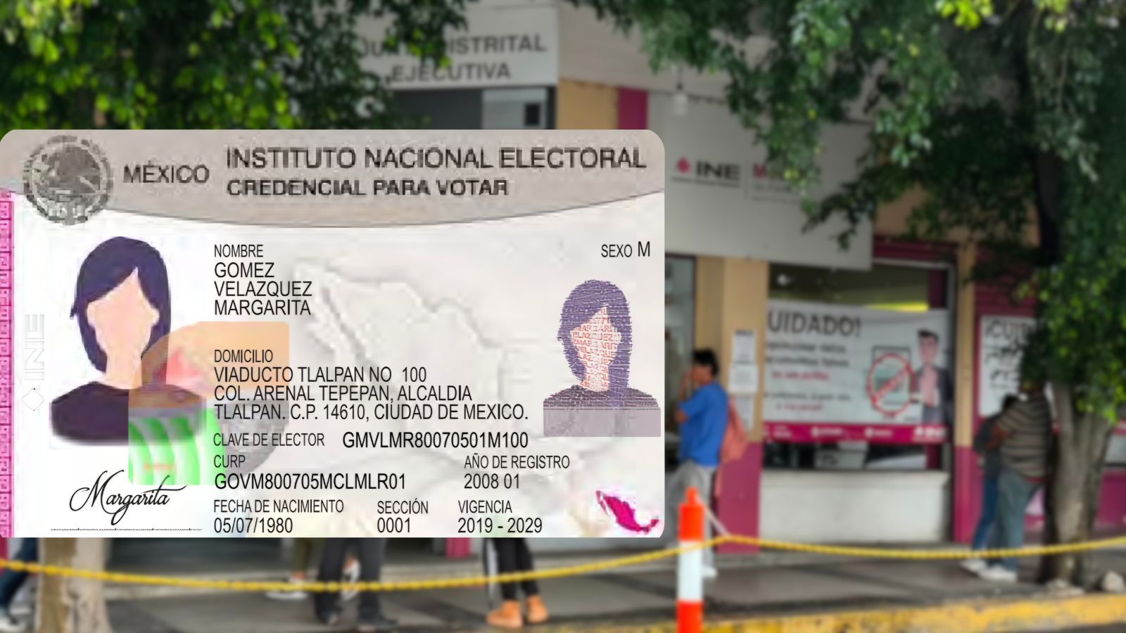 Presenta INE nuevo modelo de credencial para votar