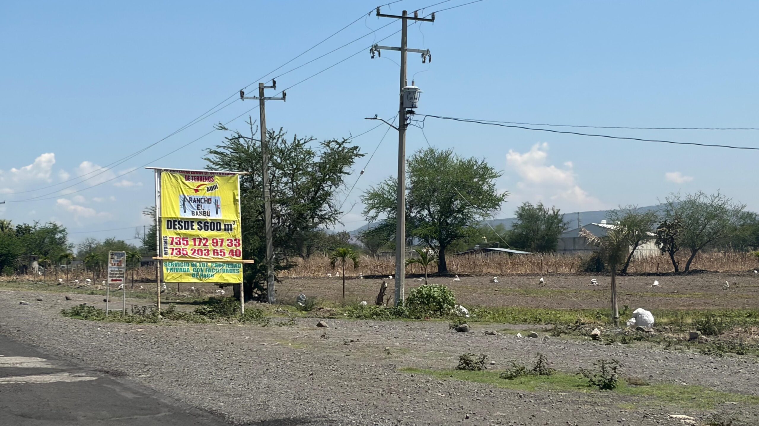 Campesinos de la región oriente venden parcelas ante la crisis del campo